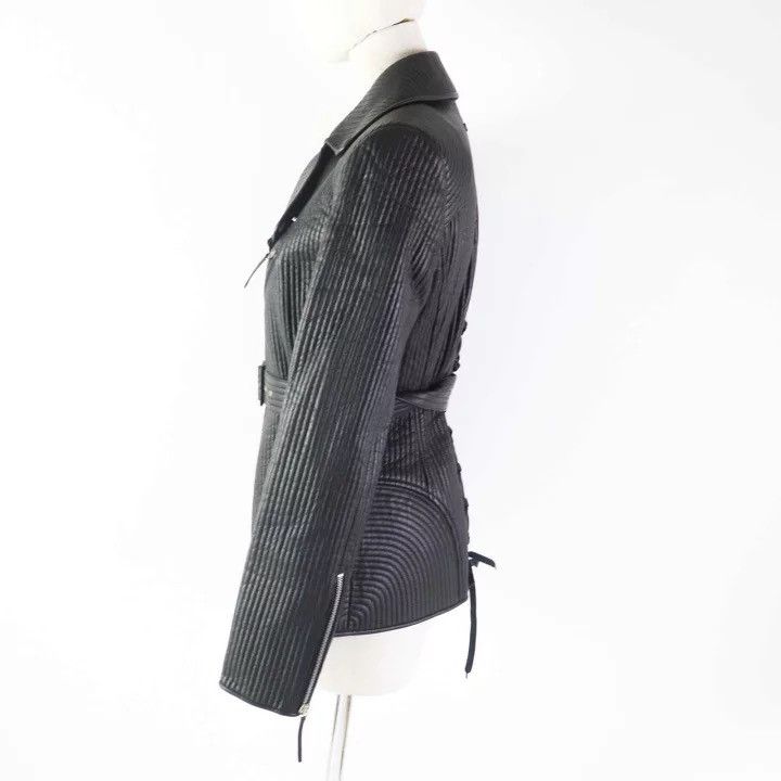 Jean Paul Gaultier Jean paul gaultier Lamb Leather Jacket Size S / US 4 / IT 40 - 3 Thumbnail
