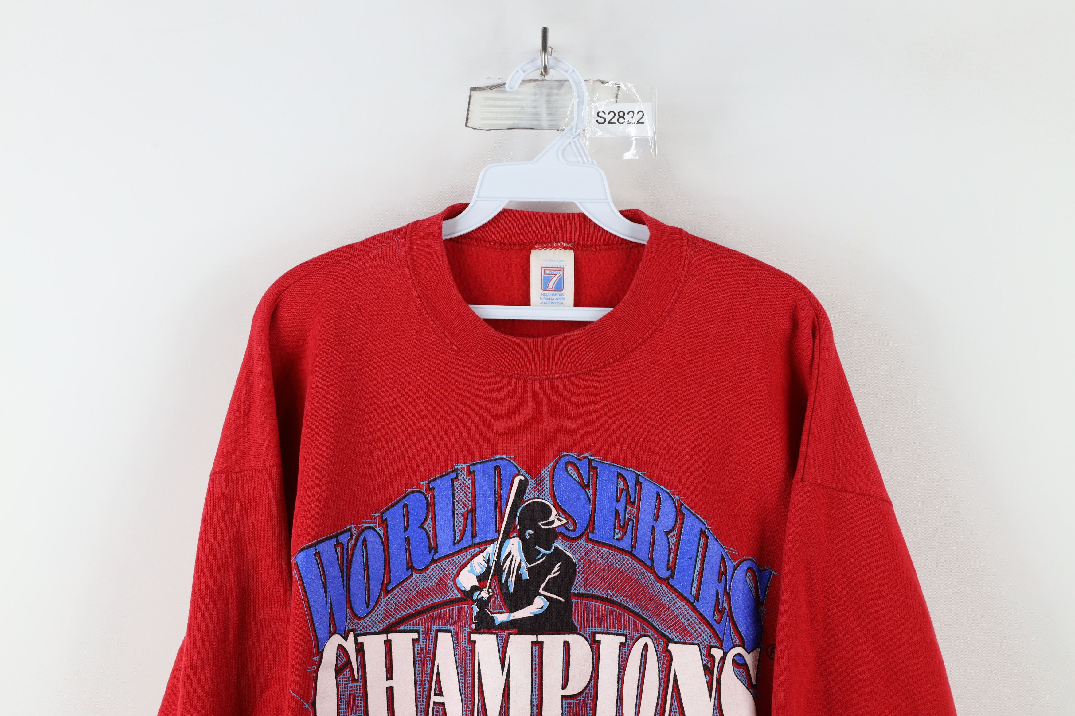 Vintage Vintage 90s Champs Cincinnati Reds Baseball Sweatshirt USA Size US XL / EU 56 / 4 - 2 Thumbnail