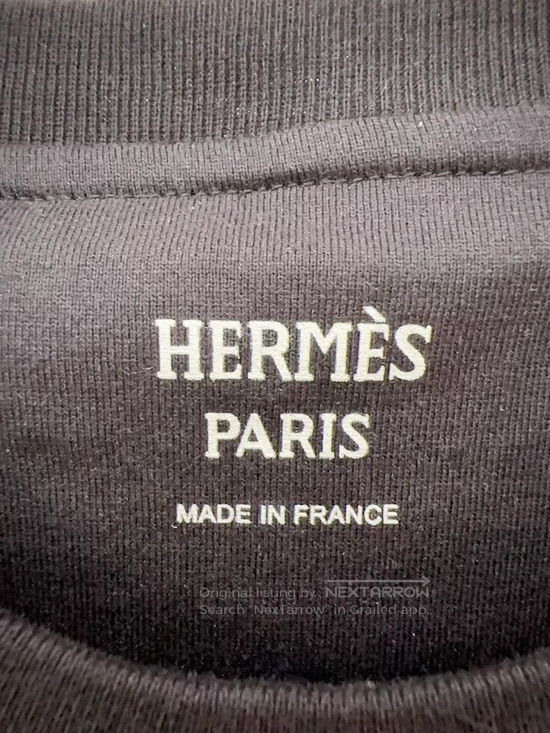 Hermes Hermes Blue patterned T-shirt Size XS / US 0-2 / IT 36-38 - 3 Thumbnail