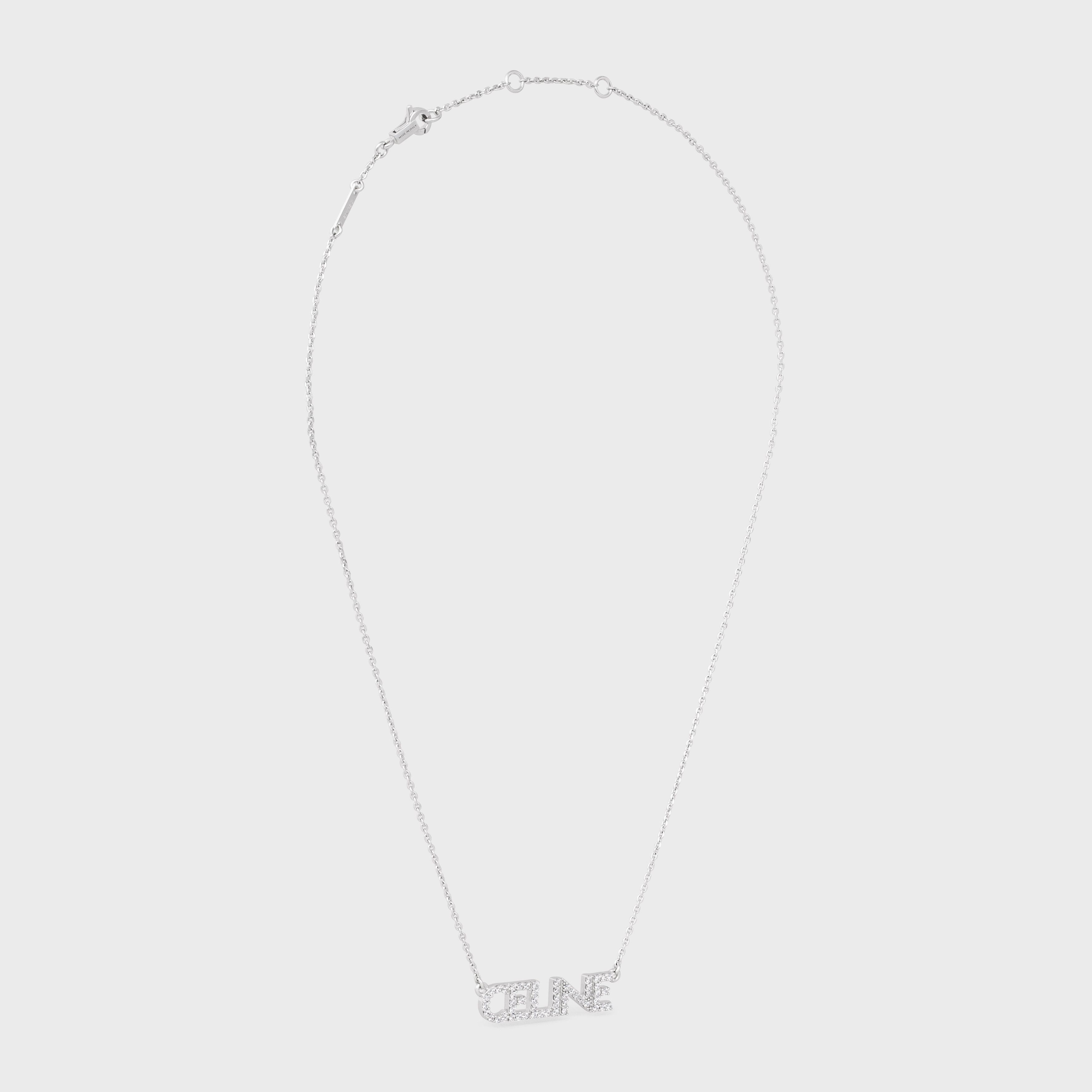Celine o1bcso1str0725 Size : OS / 460YS6 Necklace in Silver Size ONE SIZE - 3 Thumbnail