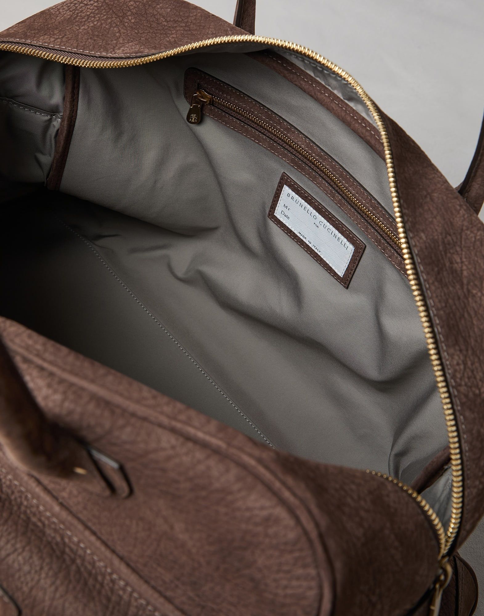 Brunello Cucinelli o1w1db11025 Size: OS/ Leather Handbag in Brown Size ONE SIZE - 5 Thumbnail