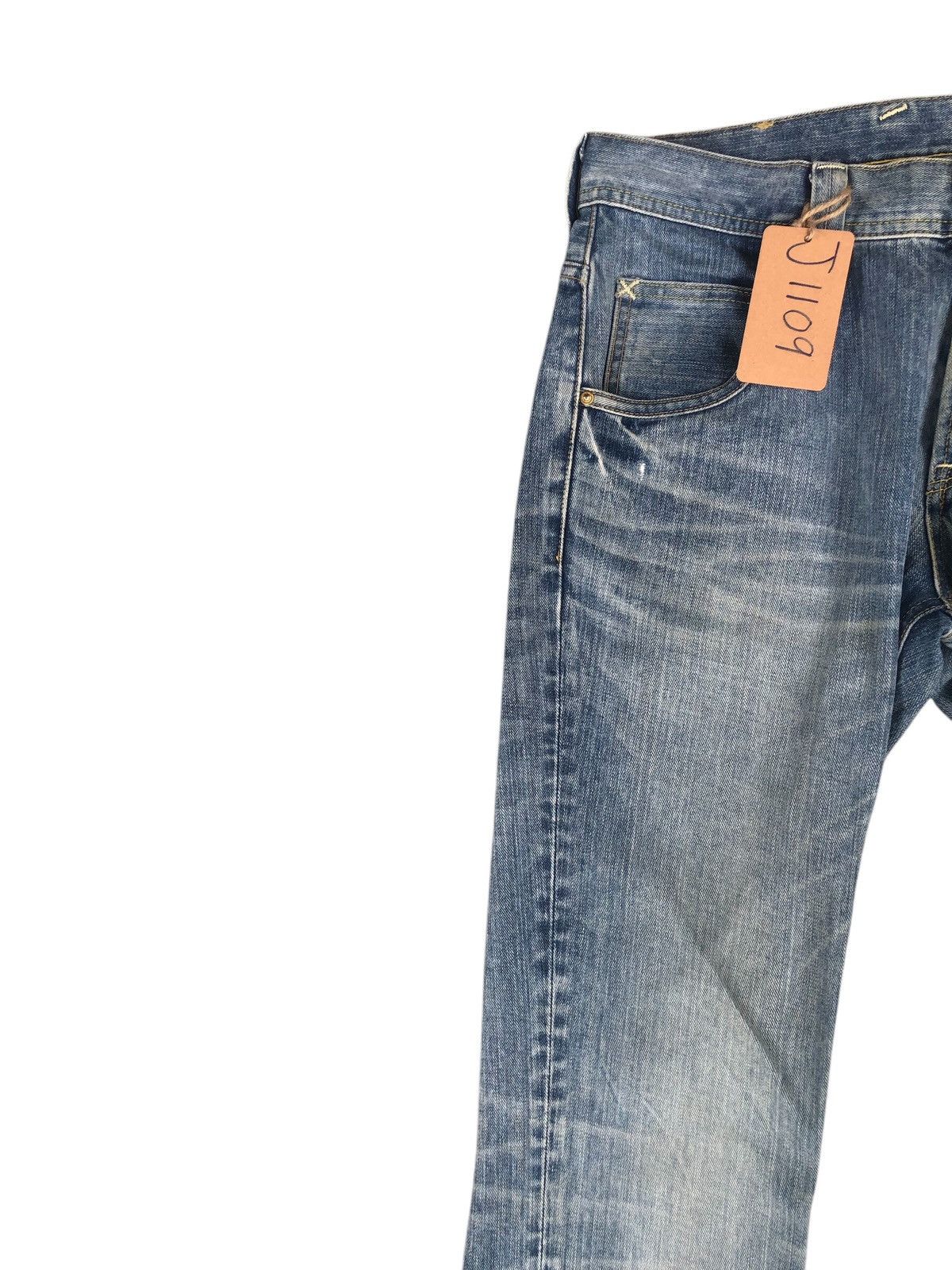 If Six Was Nine Japanese Lee Flared Jeans Distressed Jeans Size US 33 - 4 Thumbnail