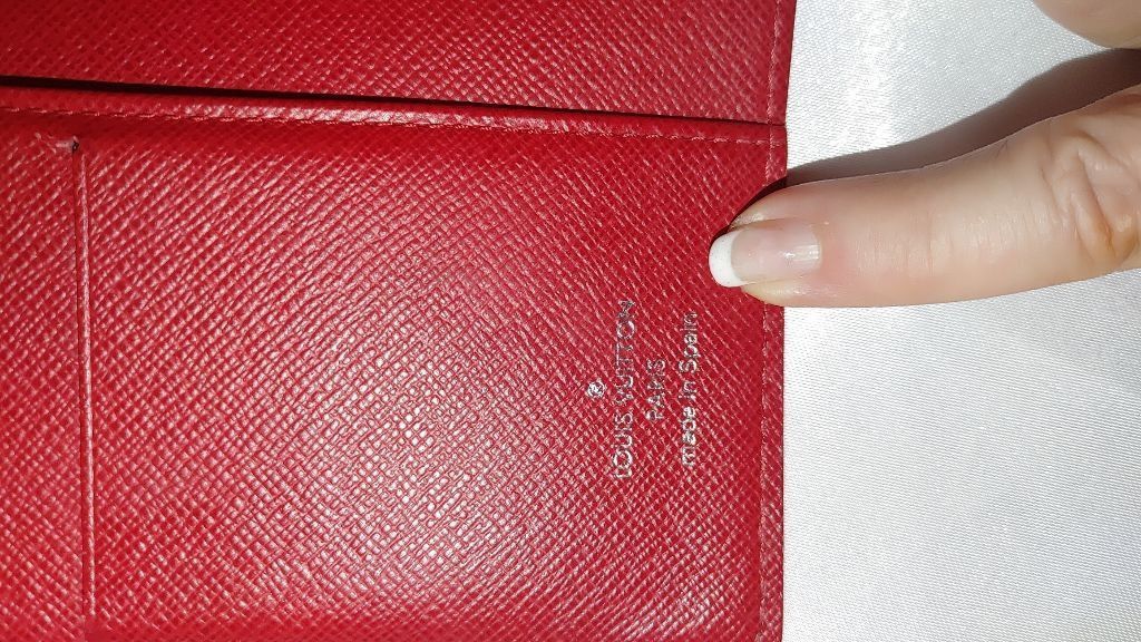 Louis Vuitton Louis Vuitton Red Epi Leather Wallet Size ONE SIZE - 9 Thumbnail