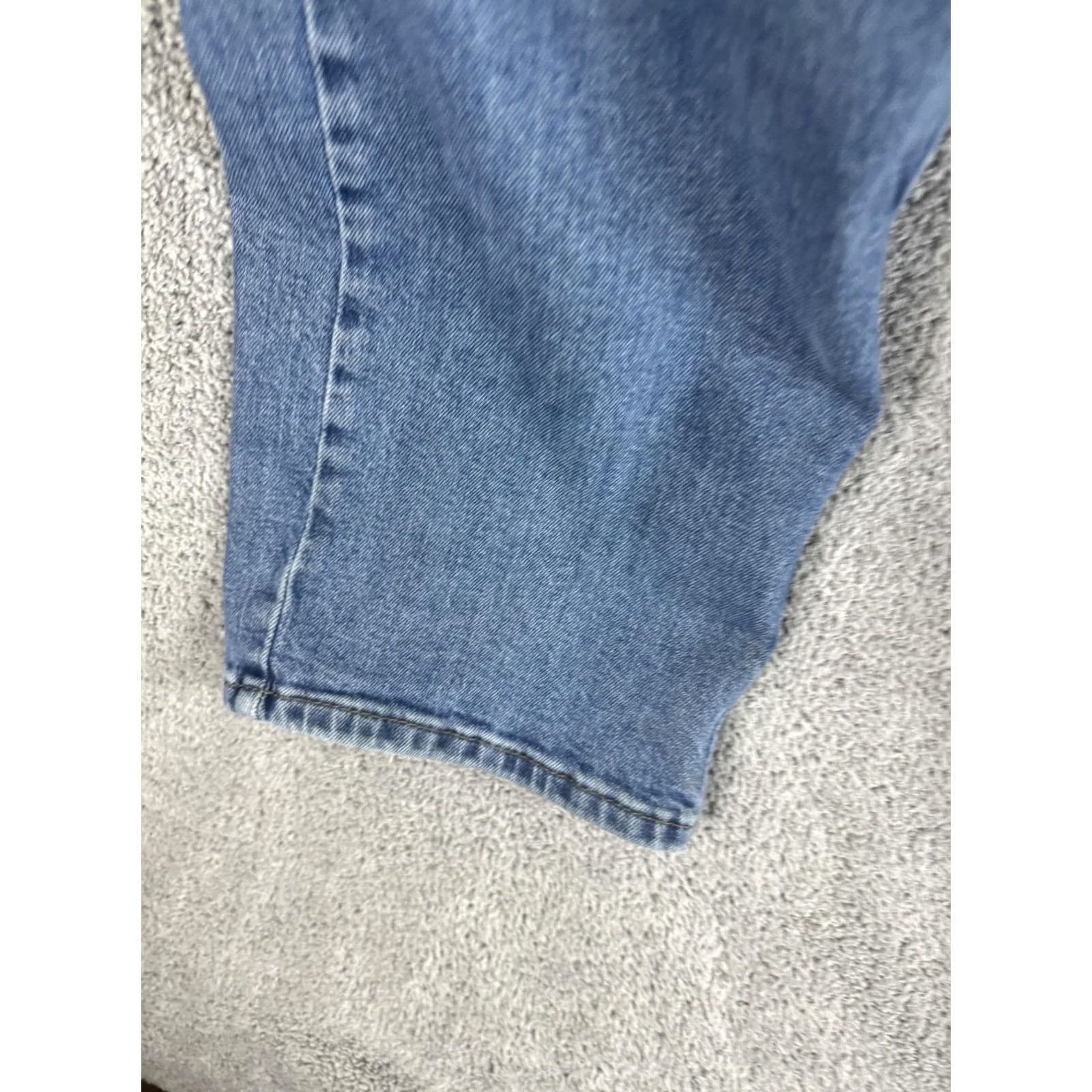 Levi's Levi's 505 Jeans Mens 40x32 Blue Denim Straight Regular Fit WaterLess Wash Denim Pocket Zip Levi's 500 Series Size US 40 / EU 56 - 6 Thumbnail
