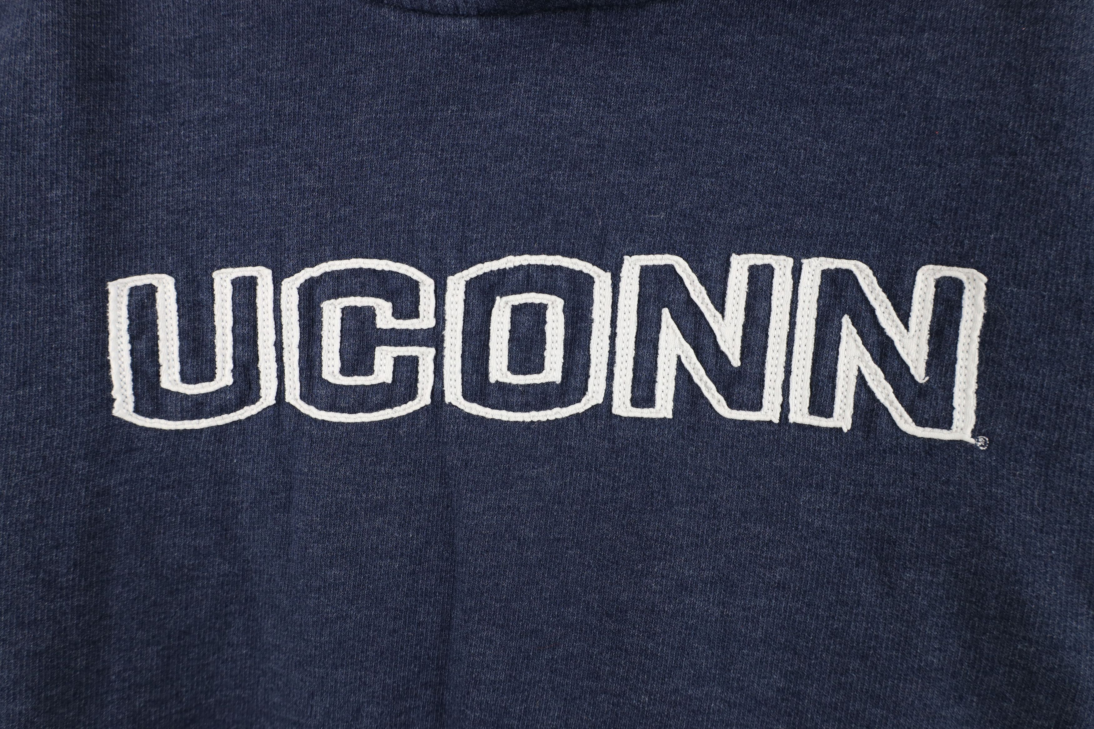 Vintage Vintage 90s Y2K University of Connecticut Hoodie Sweatshirt Size M / US 6-8 / IT 42-44 - 4 Thumbnail