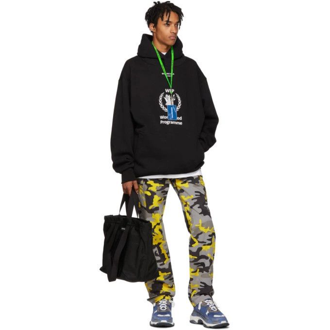 Balenciaga OG WFP FW 2018 Early Demna Black Oversized Hoodie Size US XS / EU 42 / 0 - 7 Thumbnail