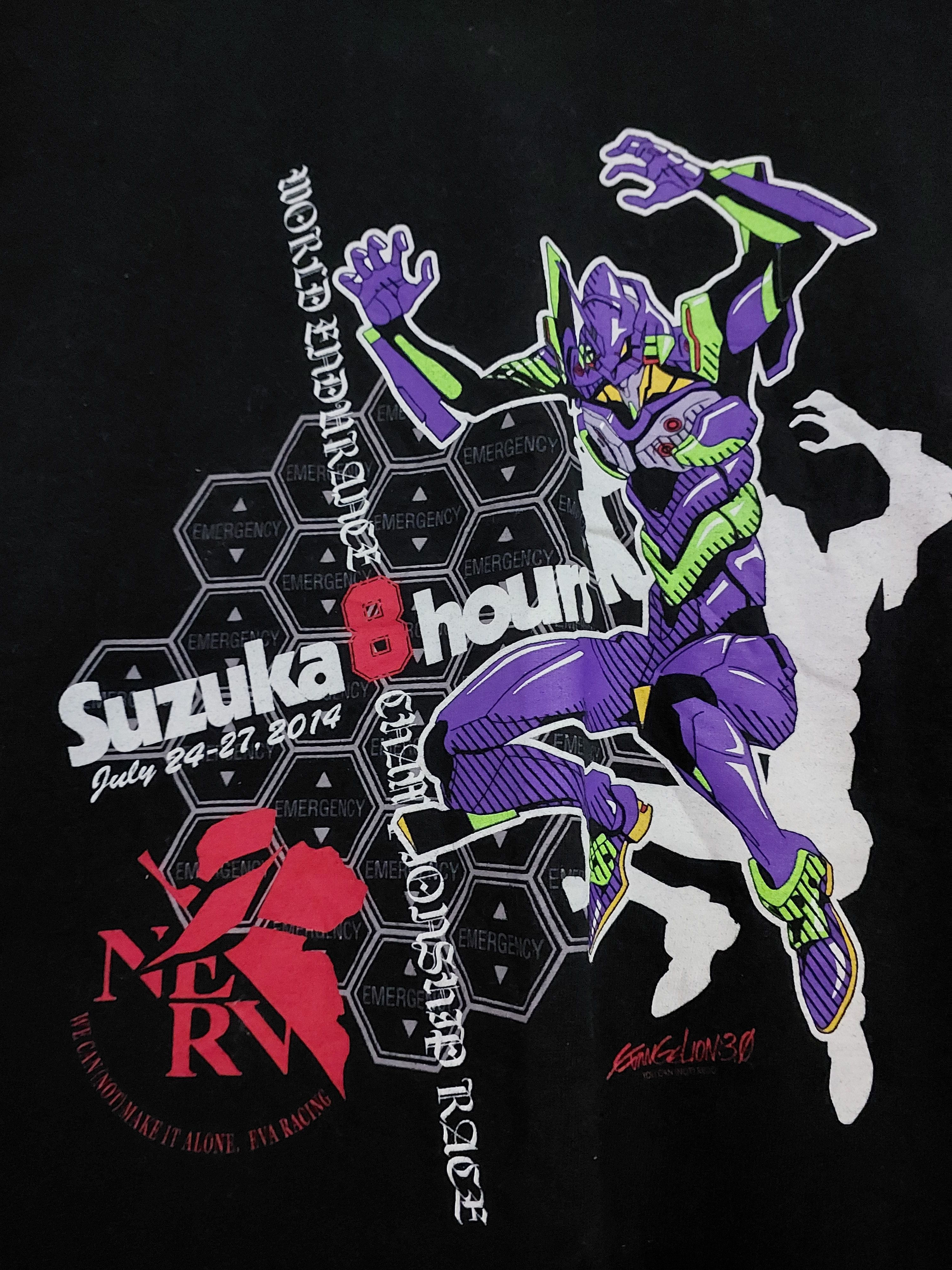 Anime EVANGELION ANIME EVA RACING T-SHIRT Size US M / EU 48-50 / 2 - 9 Thumbnail