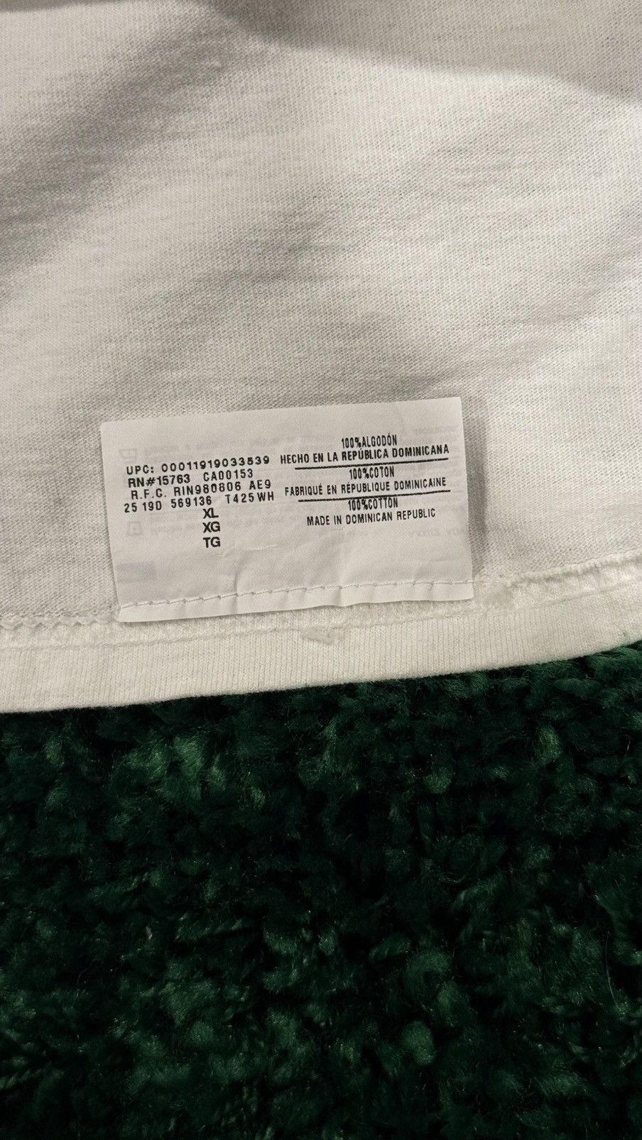 Champion × Off-White Off White x Champion "Figures of Speech" Tshirt Size US XL / EU 56 / 4 - 7 Thumbnail