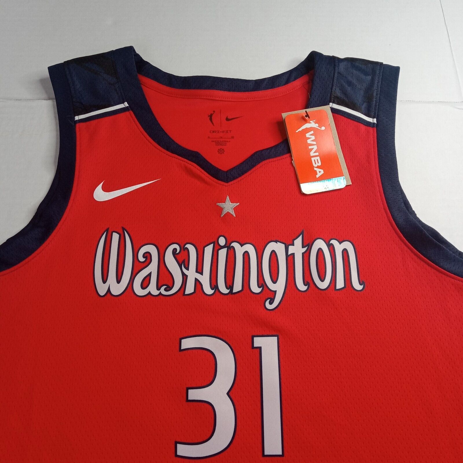 Nike Nike WNBA Washington Mystics Charles No. 31 Jersey Womens XL Size XL / US 12-14 / IT 48-50 - 2 Thumbnail