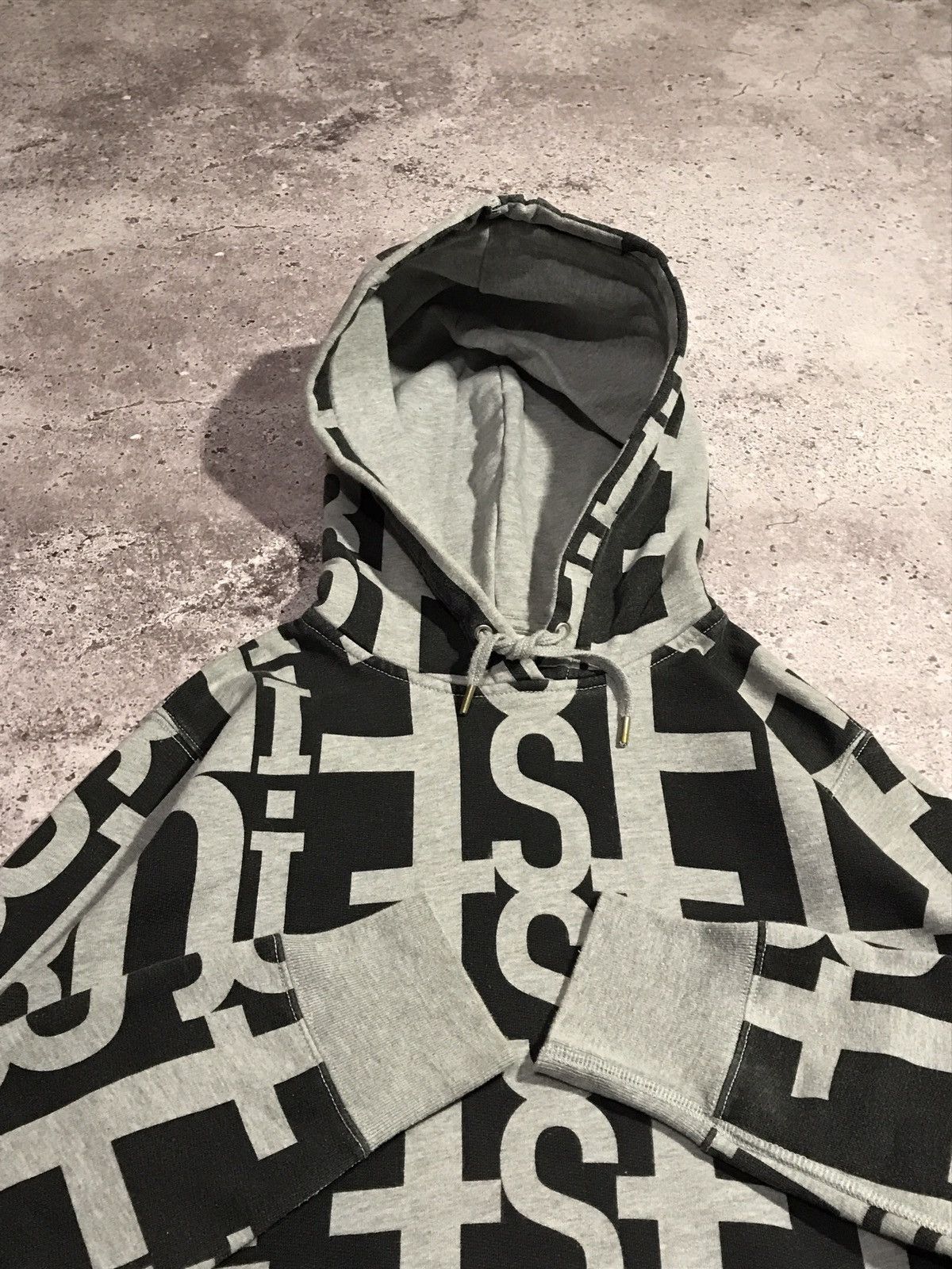Diesel Vintage Hoodie Diesel Y2K Monogram Grey S Size S / US 4 / IT 40 - 5 Thumbnail