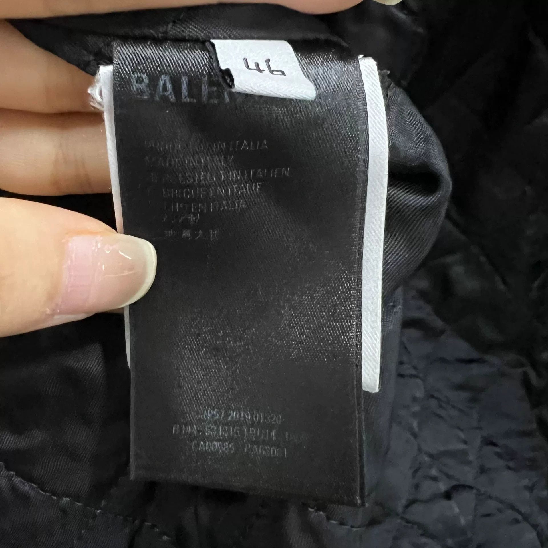 Balenciaga Balenciaga Black Large Logo Print Jacket Size US S / EU 44-46 / 1 - 3 Thumbnail