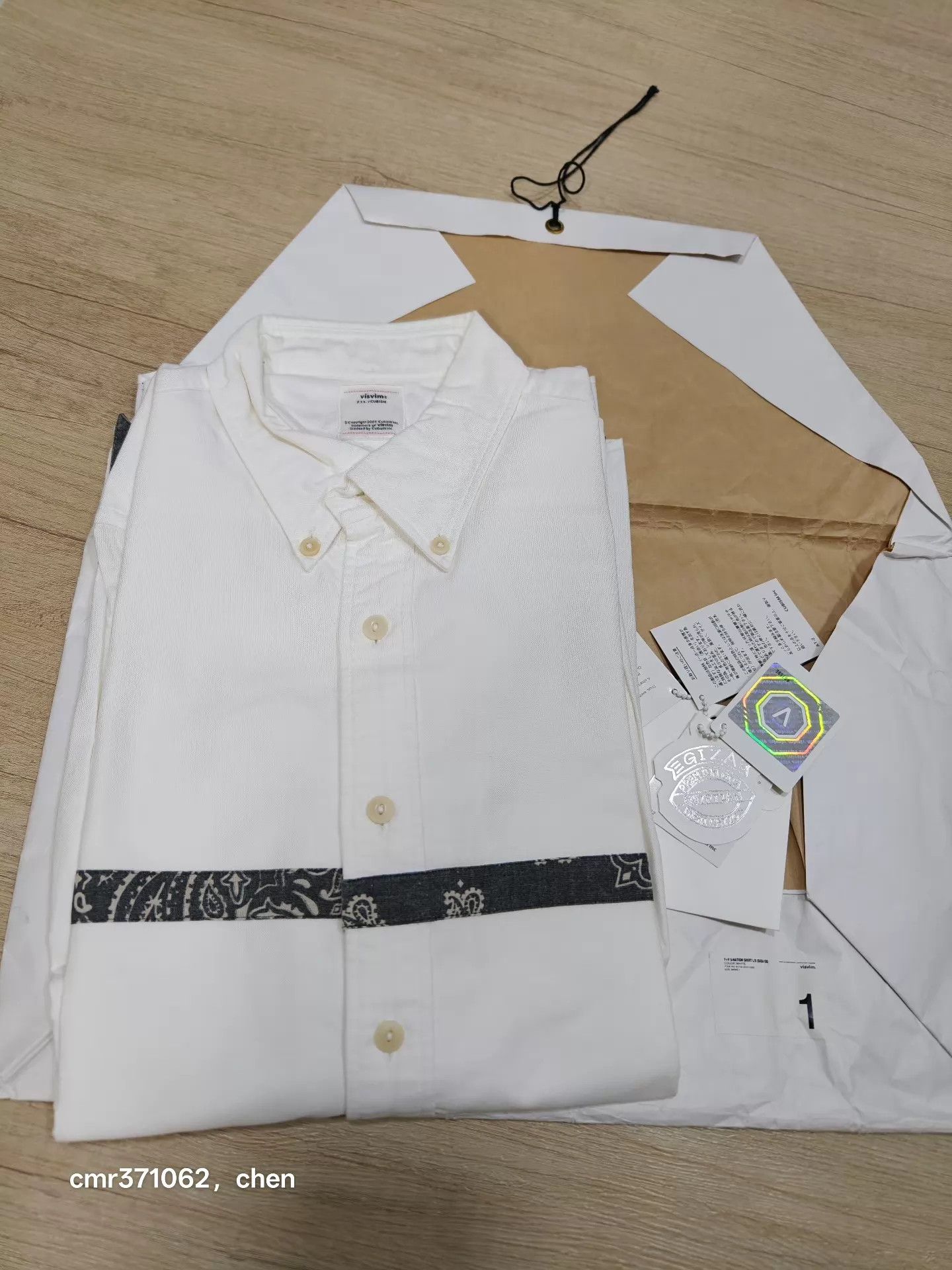 Visvim visvim 18ss V+V 5nation Black Paisley Shirt 1 (95new) Size US S / EU 44-46 / 1 - 9 Thumbnail