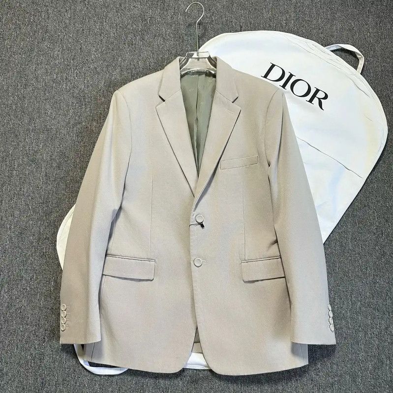Dior Beige Long Sleeve Cotton Jacket 0089