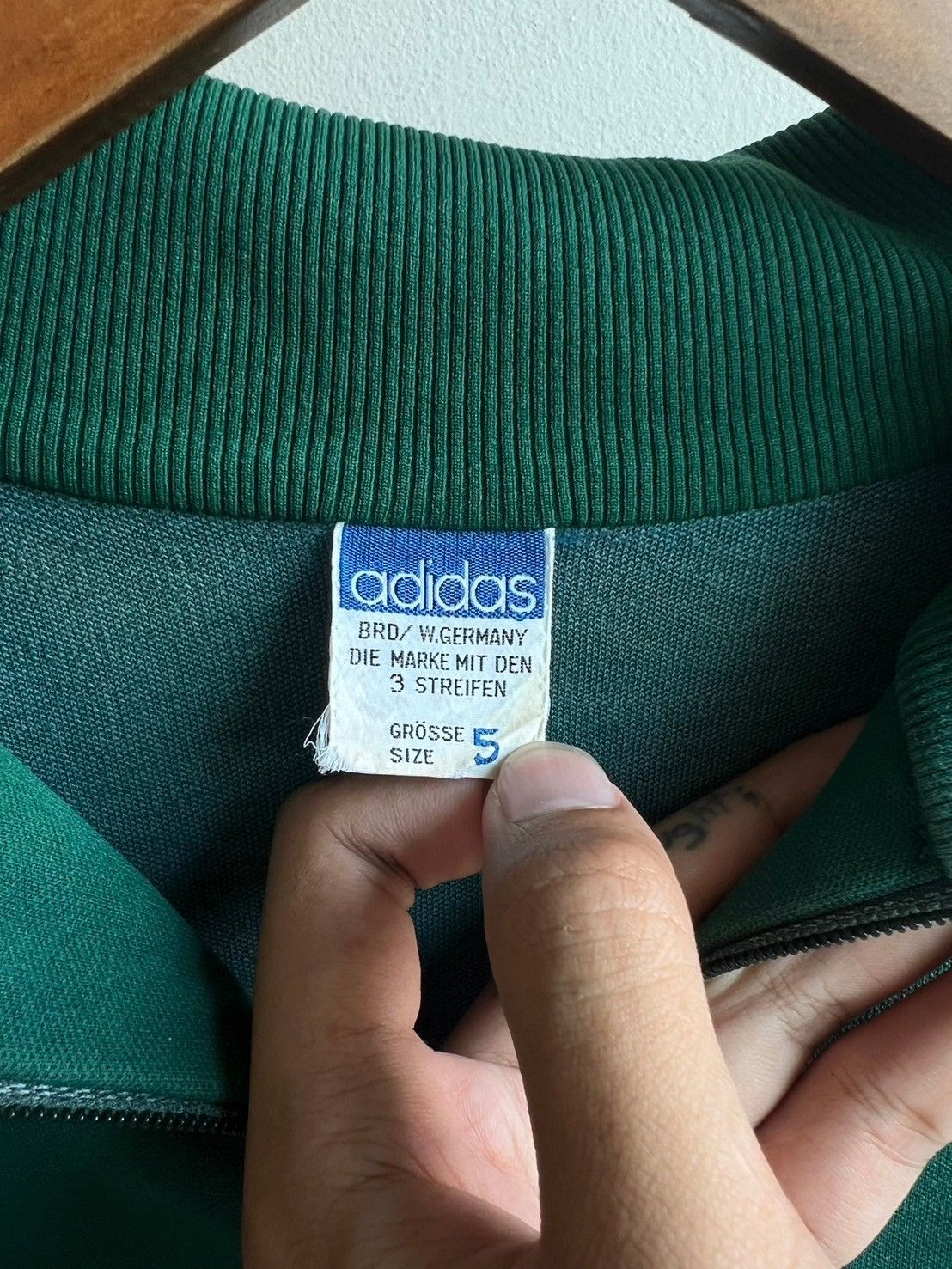 Adidas SOLD* Sun Faded Vintage 60s Adidas Tracksuit Top Jacket Size US M / EU 48-50 / 2 - 4 Thumbnail