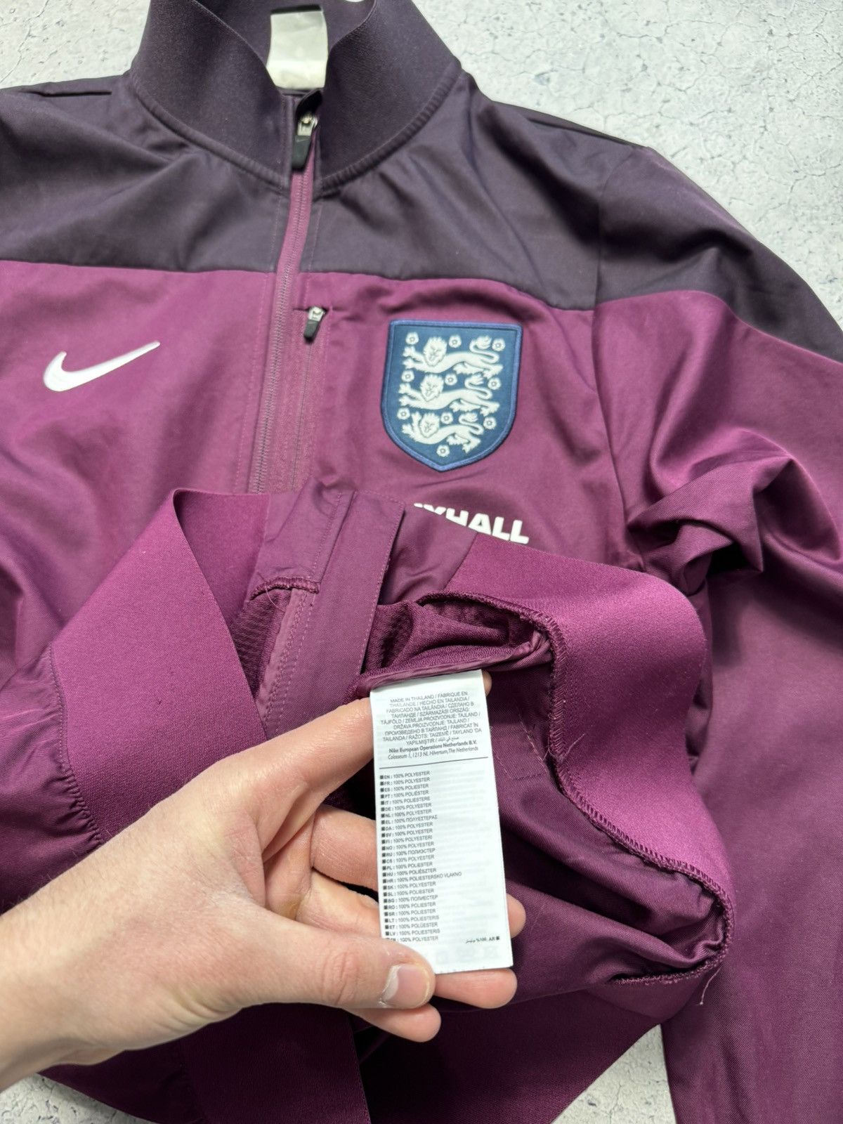 Nike Nike England National Team Football Full Zip Jacket Size S Size US S / EU 44-46 / 1 - 8 Thumbnail