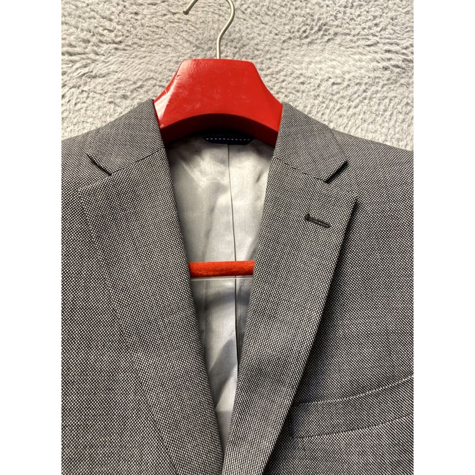 Tommy Hilfiger Tommy Hilfiger Suit 2Pc Set Mens 41R Wool Gray Pants 34x32 /0900 Size 42R - 5 Thumbnail