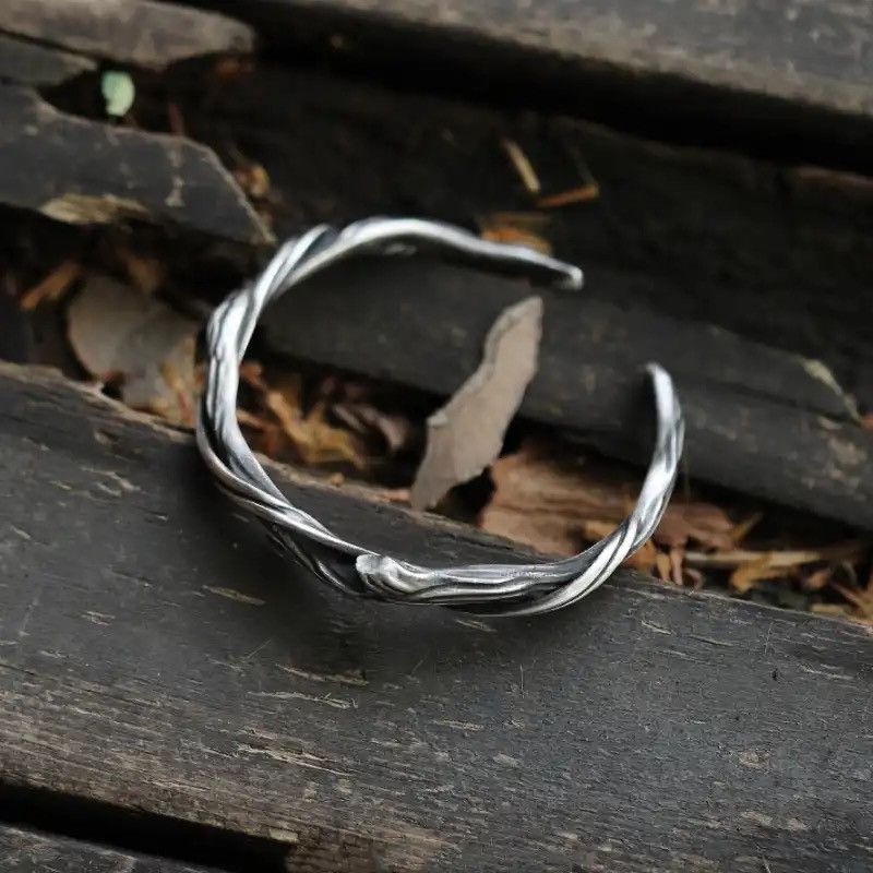 Jewelry × Vintage Retro Simple Design Driftwood Bracelet Size ONE SIZE - 2 Thumbnail