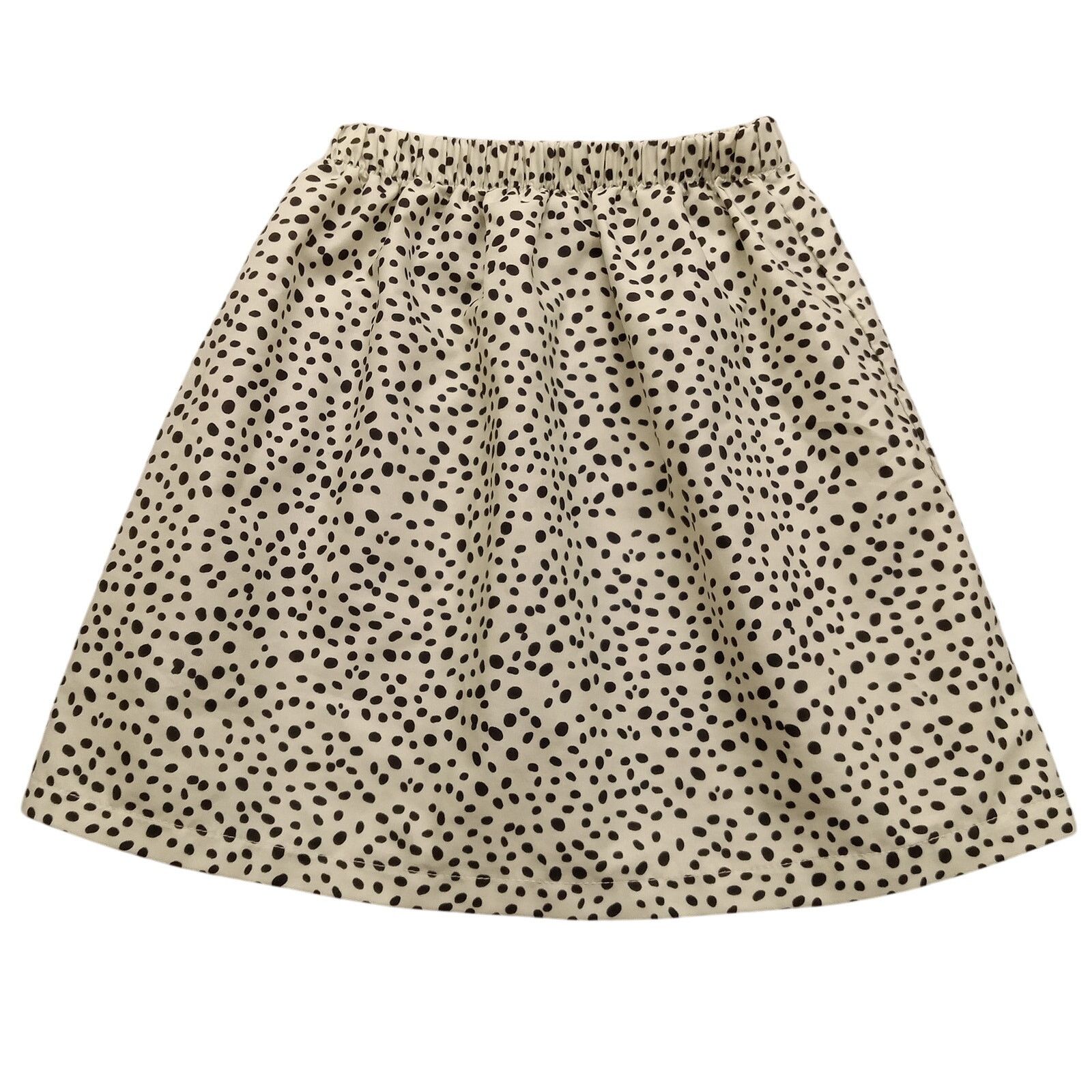 Shein Shein Girls Skirt 18 X 14 Black Beige Polka Dot Polyester Size M / US 6-8 / IT 42-44 - 1 Thumbnail