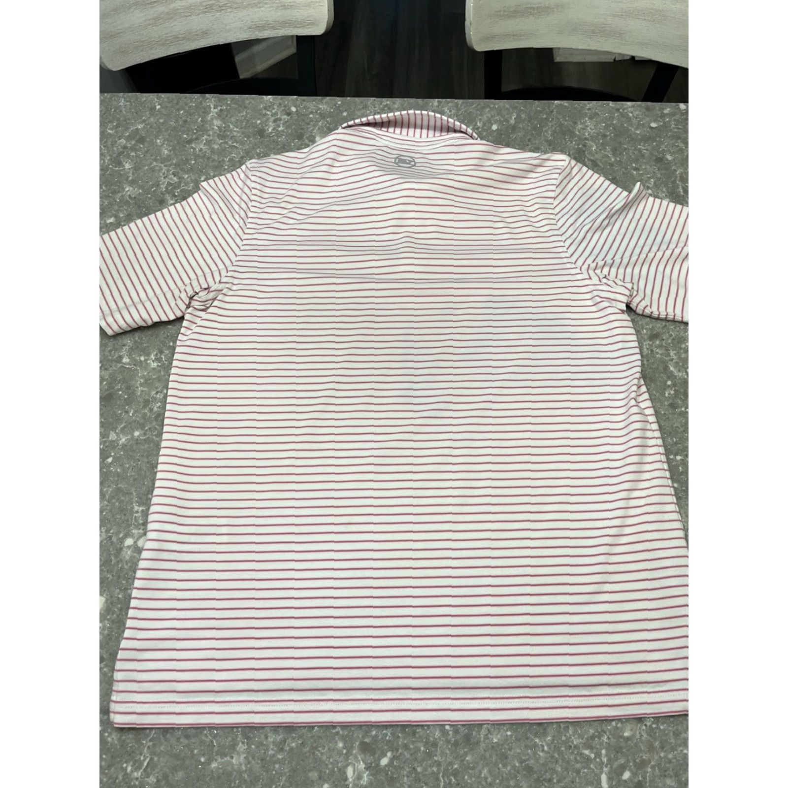 Vineyard Vines Vineyard Vines Jim Nantz Polo Men L Pink Stripe Shirt Mens Regular Short Sleeve Golf Polo Size US L / EU 52-54 / 3 - 5 Thumbnail
