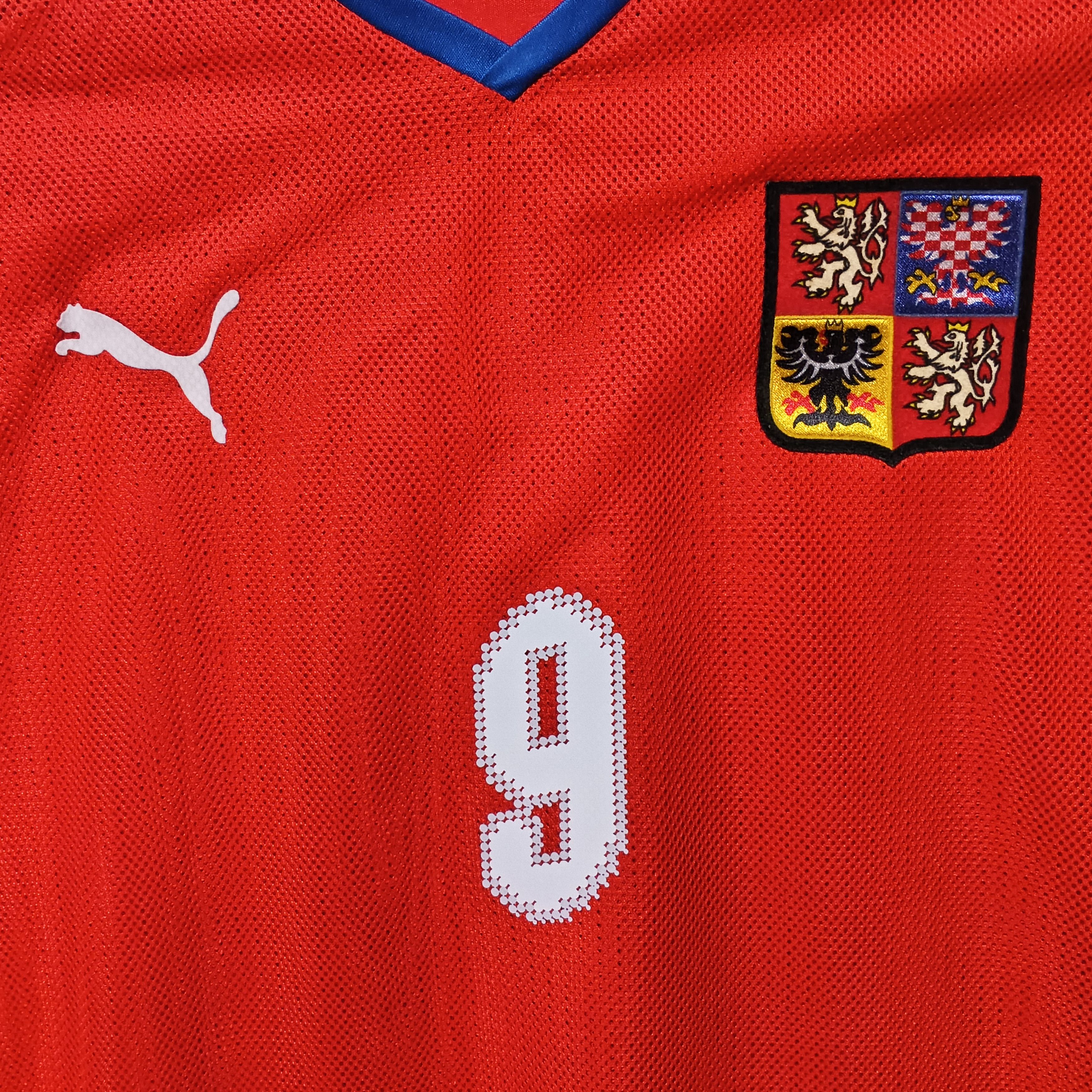 Puma Czech Republic Euro 2008 Home Jersey Jan Koller Size US M / EU 48-50 / 2 - 3 Thumbnail