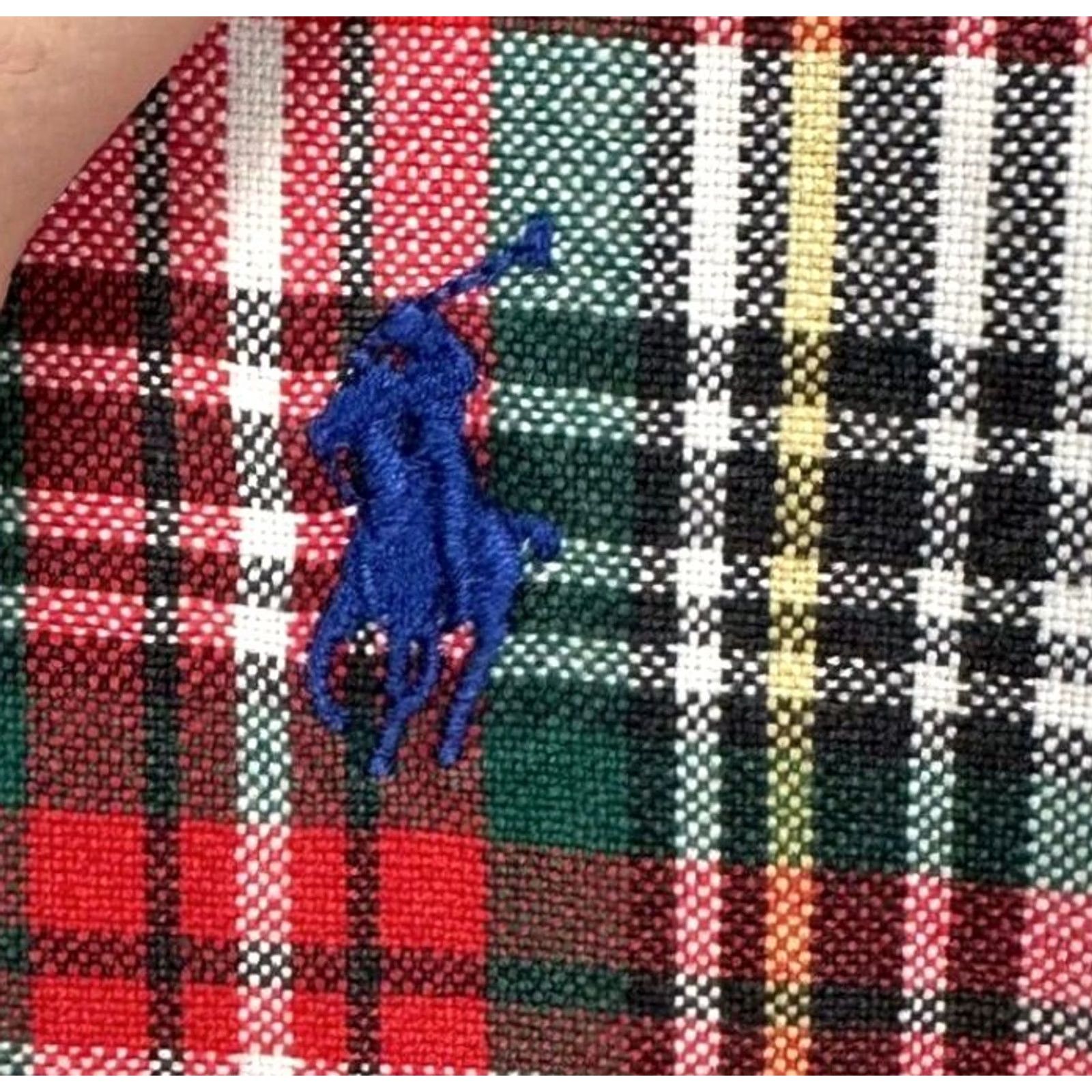 Ralph Lauren Ralph Lauren Shirt Adult Large Blaire Red Plaid Button-Down Cotton Mens Size US L / EU 52-54 / 3 - 7 Thumbnail