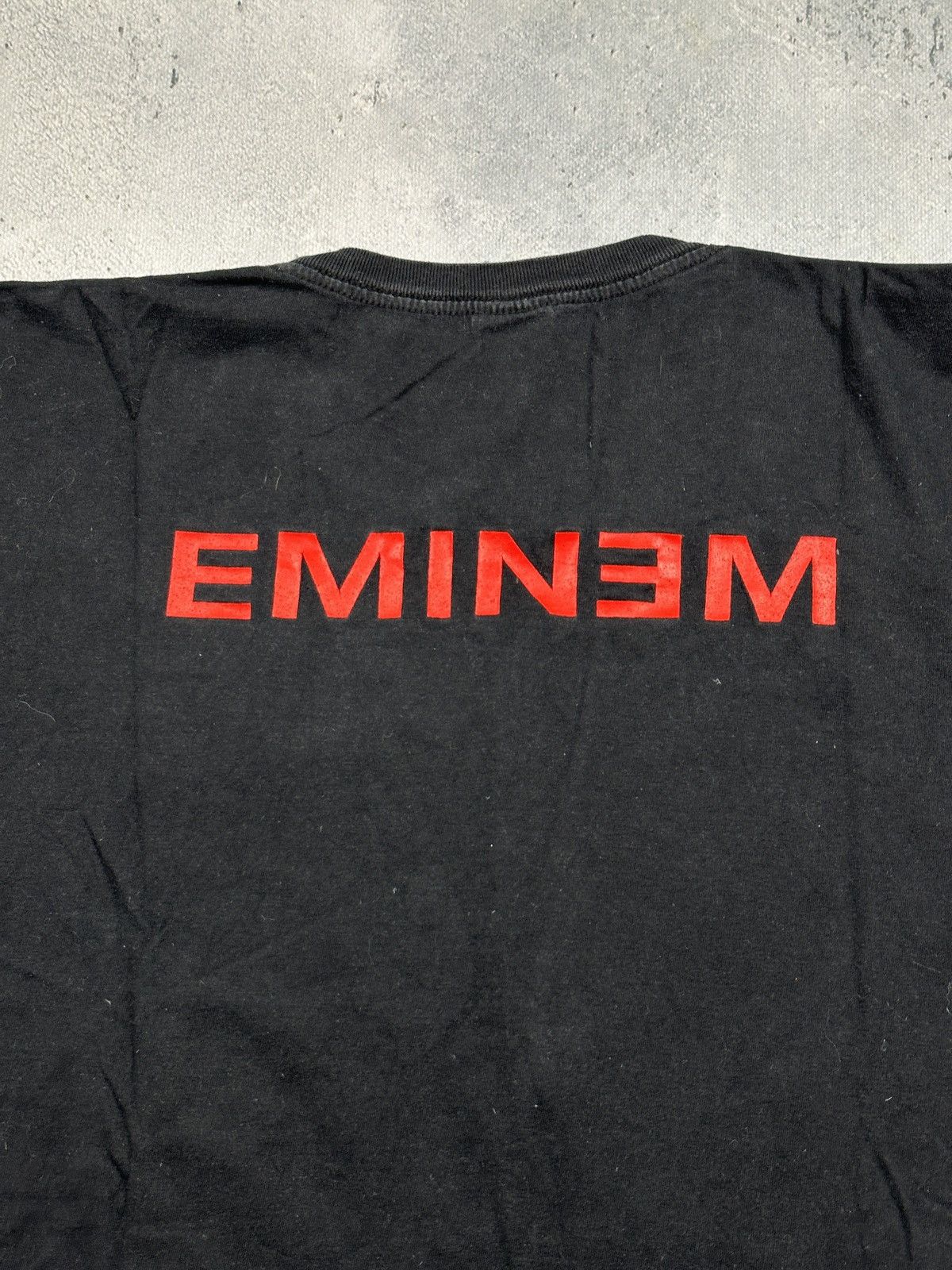 Eminem Vintage Overprint Eminem Graphic Tee Bold Portrait Print 00s Size US L / EU 52-54 / 3 - 8 Thumbnail