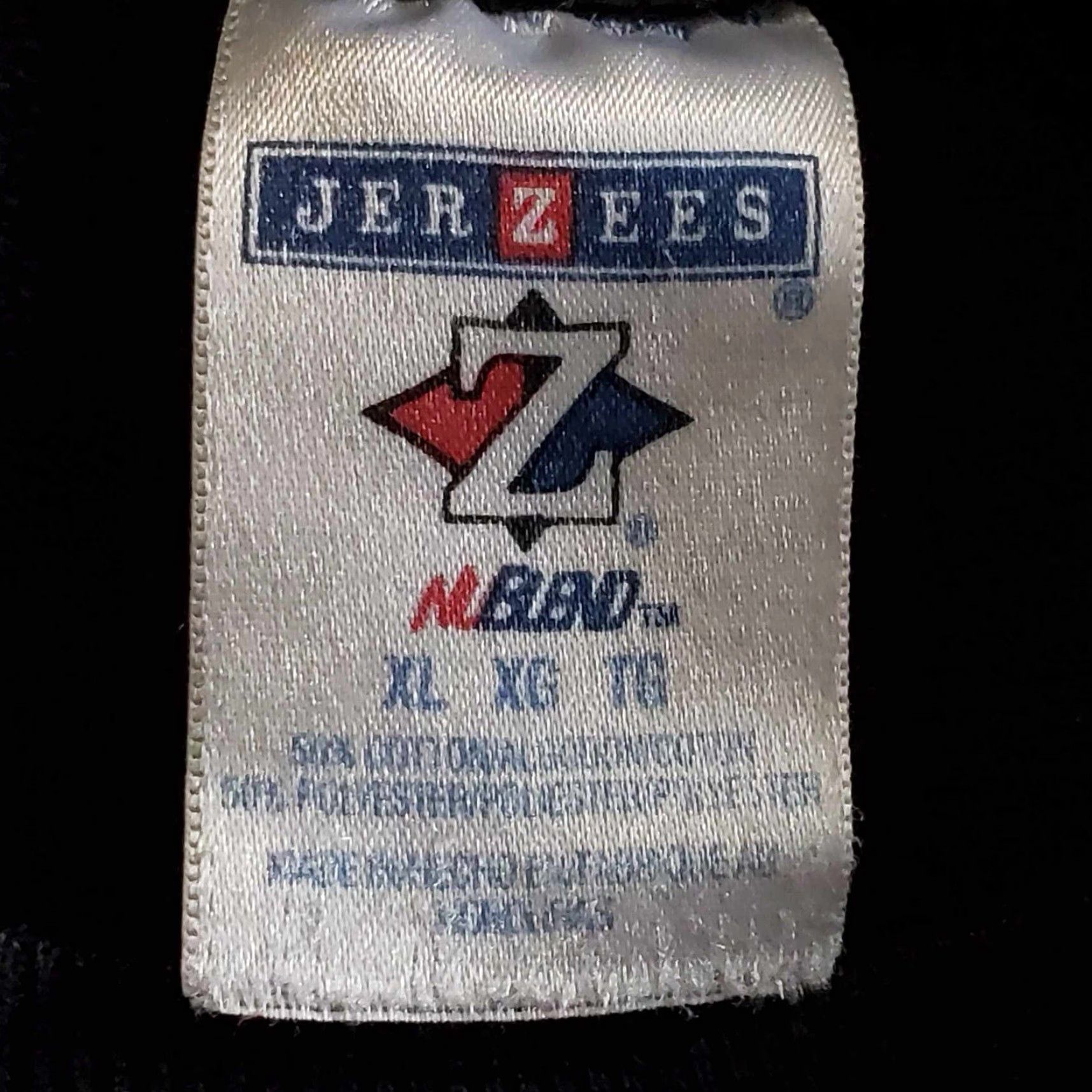 Jerzees VINTAGE Jerzees Creneck Sweater Grunge XL Blue Pullover Big & Tall XLT Mens Flaws Size US XL / EU 56 / 4 - 7 Thumbnail
