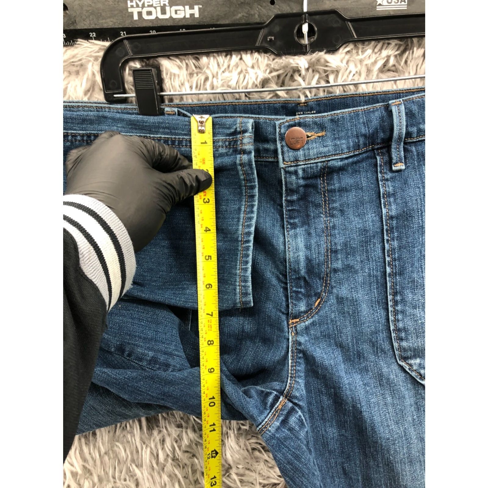 Loft Ann Taylor Loft Jeans Womens Size 12 Relaxed Skinny Crop Medium Wash Blue Size 34" / US 12 / IT 48 - 4 Thumbnail