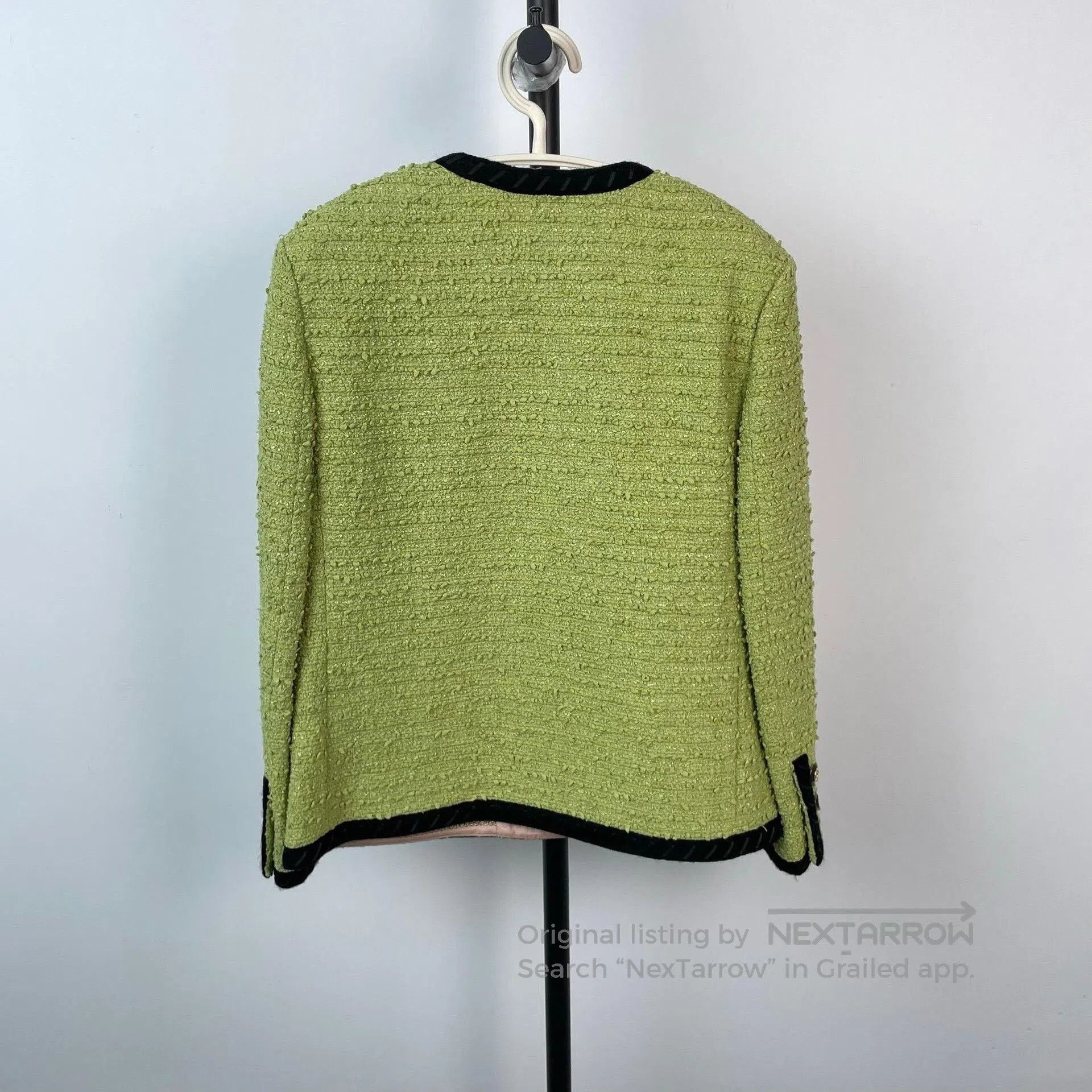 Gucci Gucci Avocado Green Tweed Jacket. Size S / US 4 / IT 40 - 2 Thumbnail