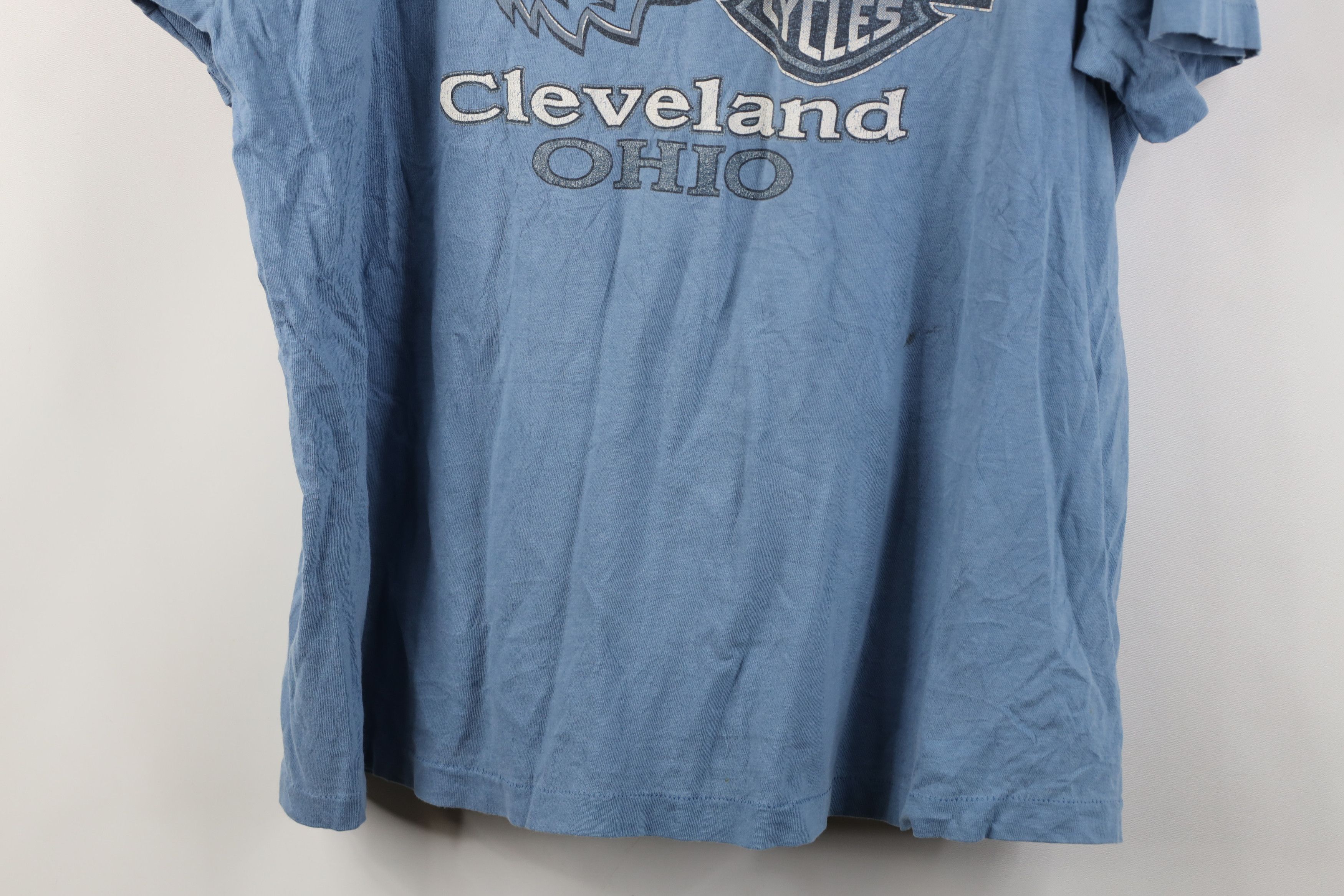 Harley Davidson Vintage 90s Harley Davidson Eagle Tribal T-Shirt Blue USA Size US XL / EU 56 / 4 - 16 Thumbnail