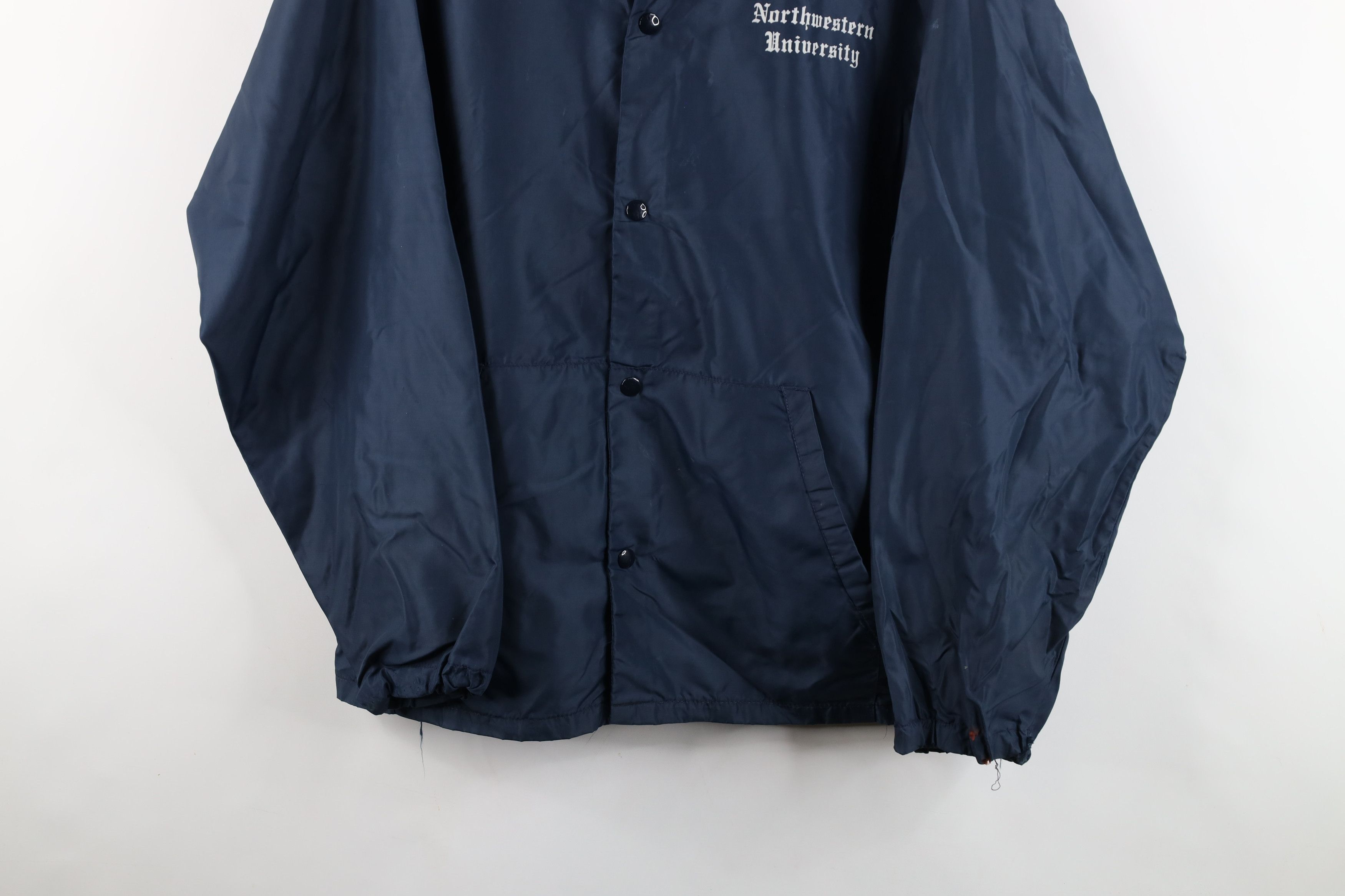 Vintage Vintage 70s Northwestern University Coach Coaches Jacket USA Size US M / EU 48-50 / 2 - 3 Thumbnail