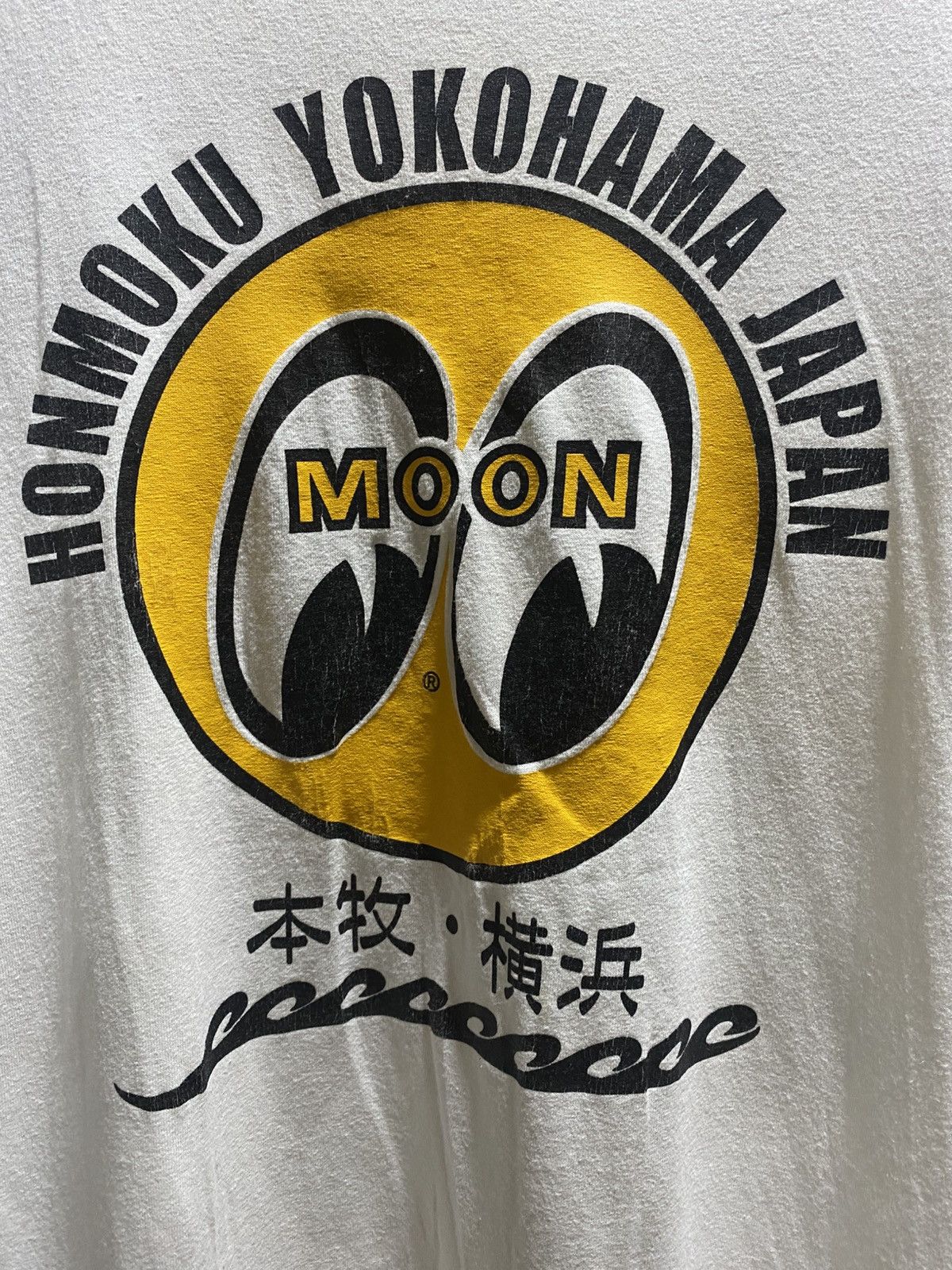 Vintage Vintage Mooneyes Honmoku Yokohama Japan T-shirt Size US XL / EU 56 / 4 - 6 Thumbnail