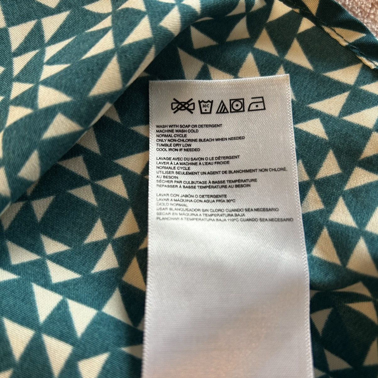 Other Roxy teal peach geometric short sleeve skater dress size S Size S / US 4 / IT 40 - 10 Thumbnail