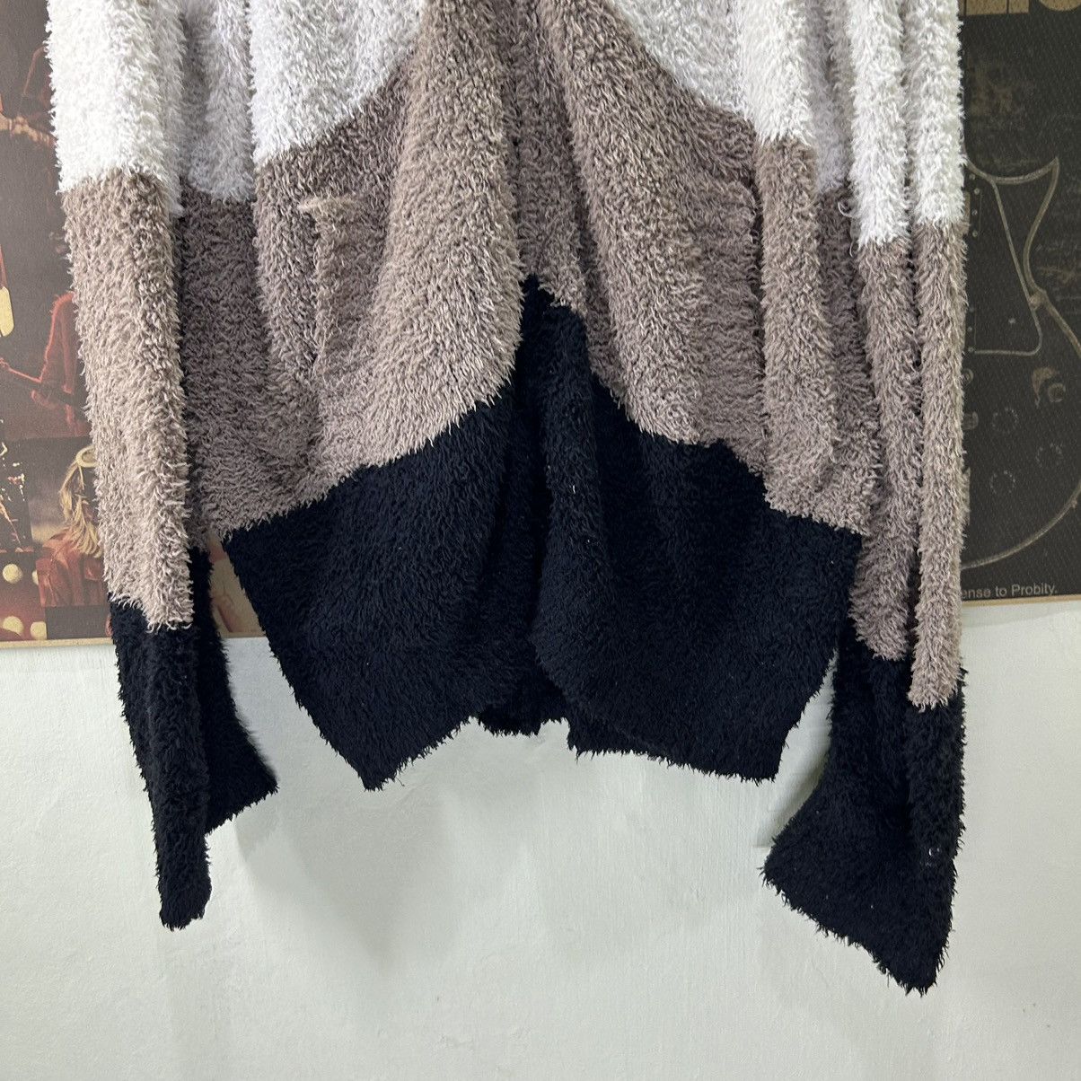 Japanese Brand Vintage Gelato Pique Faux Fur Colour Block Hoodie Size US XL / EU 56 / 4 - 4 Thumbnail