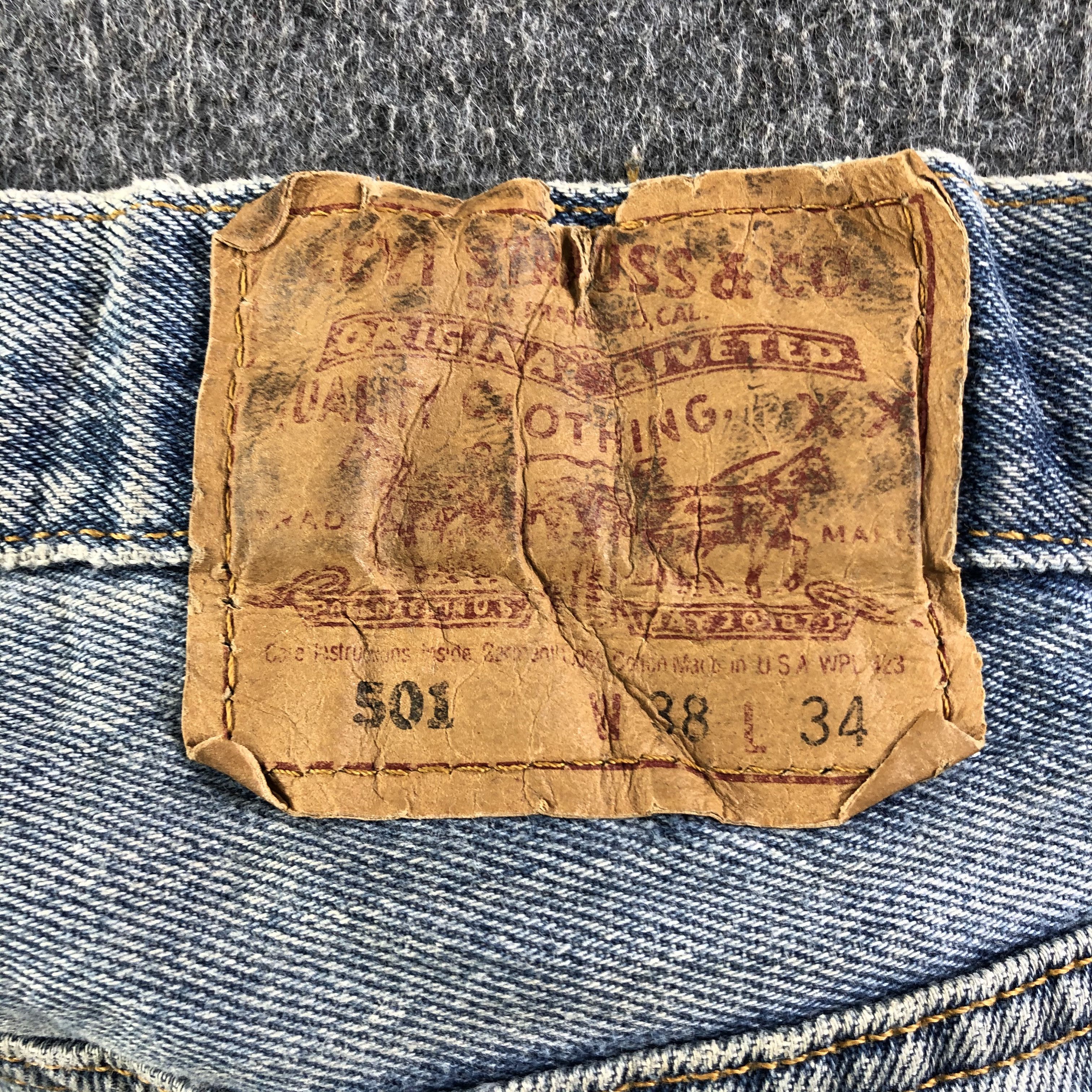 Levi's 90s Vintage Levis 501 Jeans-J3781 Size US 37 - 5 Thumbnail