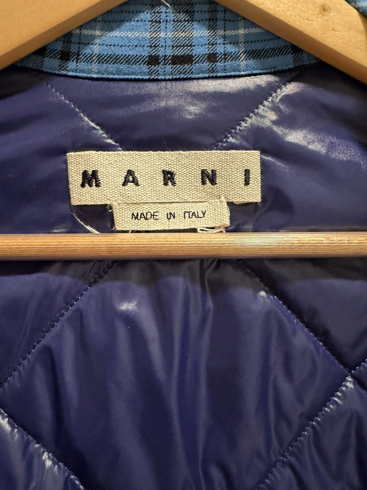 Marni Marni Flannel Jacket Astral blue Size US M / EU 48-50 / 2 - 3 Thumbnail