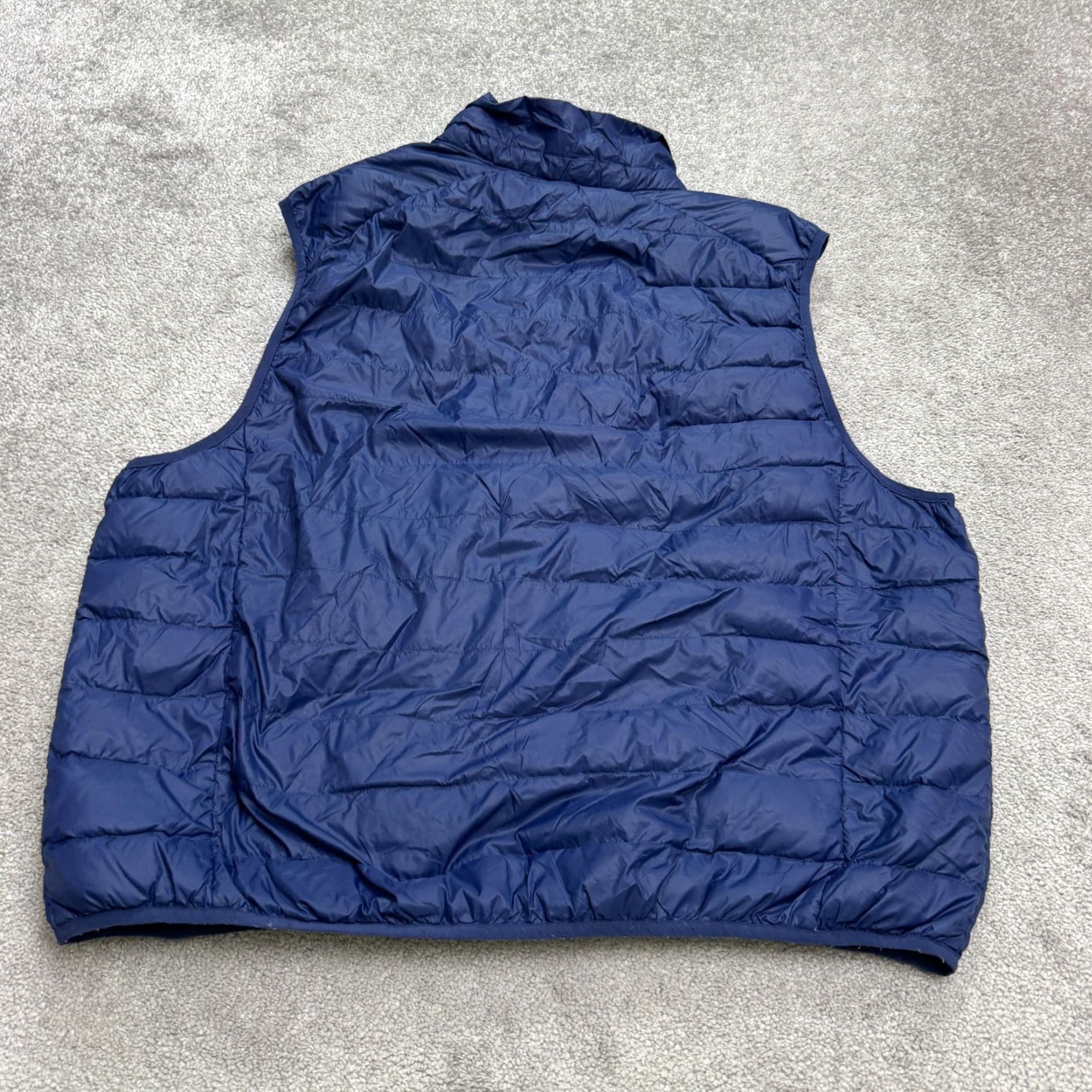 Vintage Hawke & Co Vest Puffer Jacket Mens 2XL Navy Blue Full Zip Outdoor Quilted Bodywarmer Down Insulation Regular fits Winter Fall Spring 54 in Chest Size US XXL / EU 58 / 5 - 2 Thumbnail