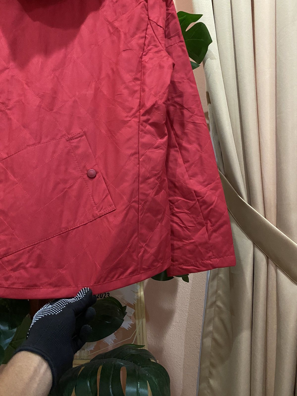 Designer × Lavenham Kinashi Cycle x Lavenham Red Quilted Jacket Made in England Size US S / EU 44-46 / 1 - 10 Thumbnail
