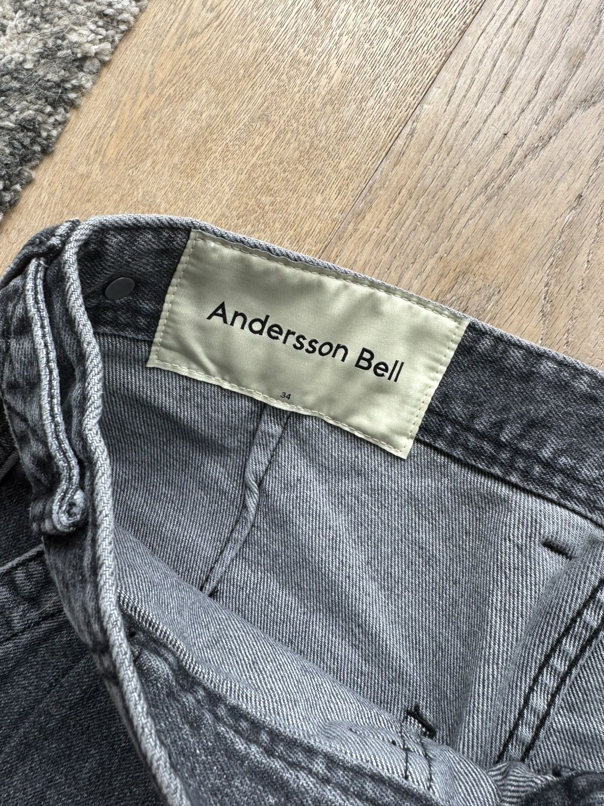 Andersson Bell Andersson Bell Cargo Denim Washed Black size 34 Size US 32 / EU 48 - 3 Thumbnail