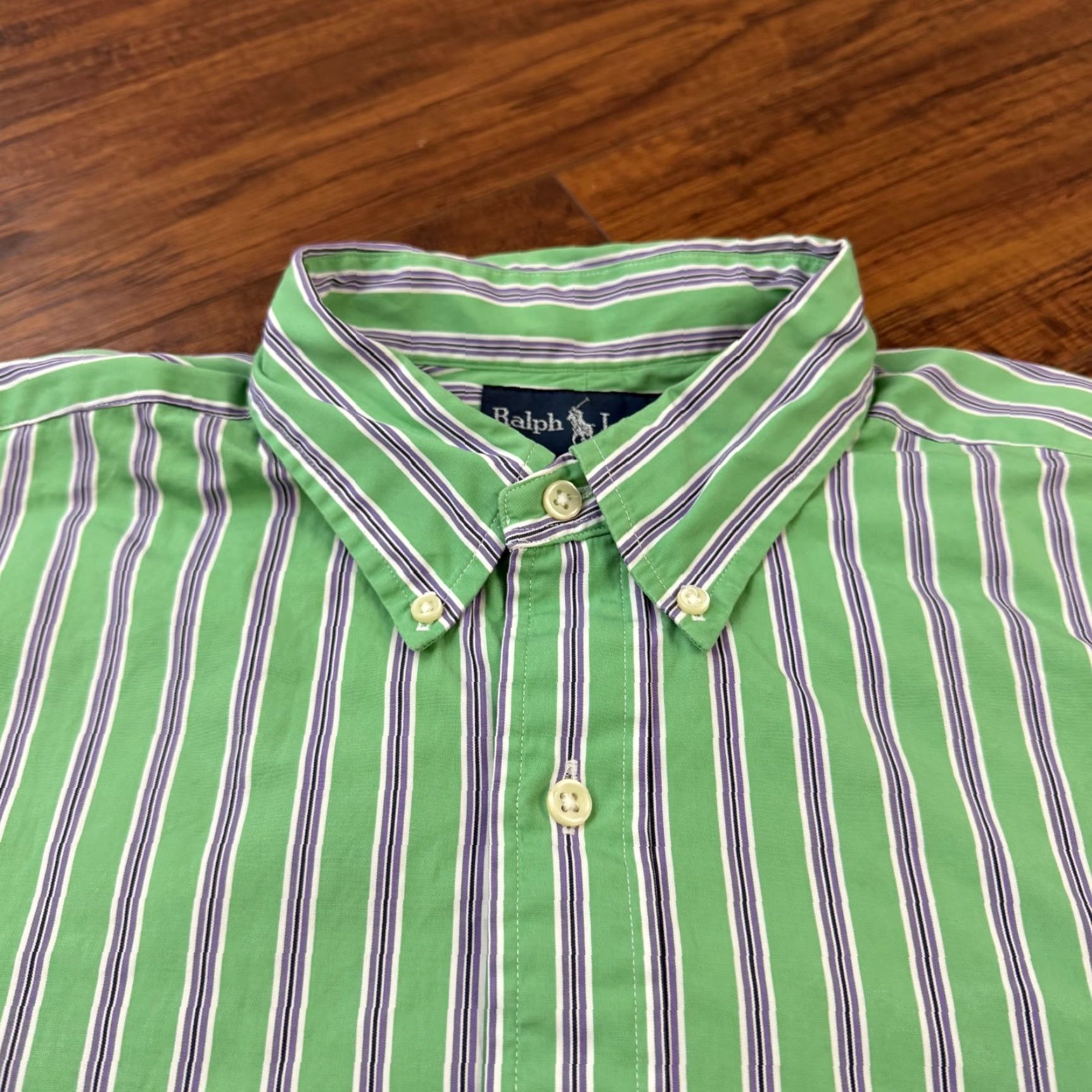 Polo Ralph Lauren Polo Ralph Lauren Shirt Mens L Tall LT Green Classic Long Sleeve Button-Up Polo Ralph Lauren Shirt LT Green Classic Long Sleeve Button-Up Mens L Tall Size US L / EU 52-54 / 3 - 5 Thumbnail