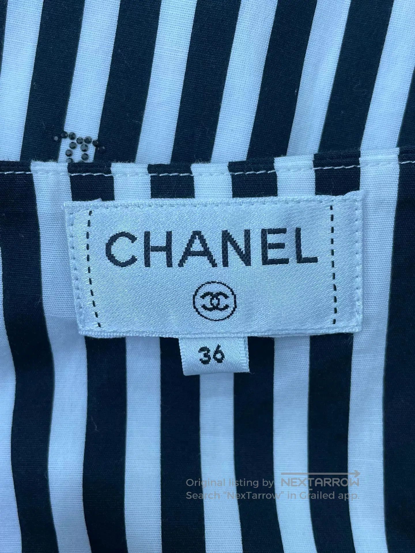 Chanel Chanel 24M Coco Beach Striped Skirt. Size US 36 / EU 52 - 3 Thumbnail