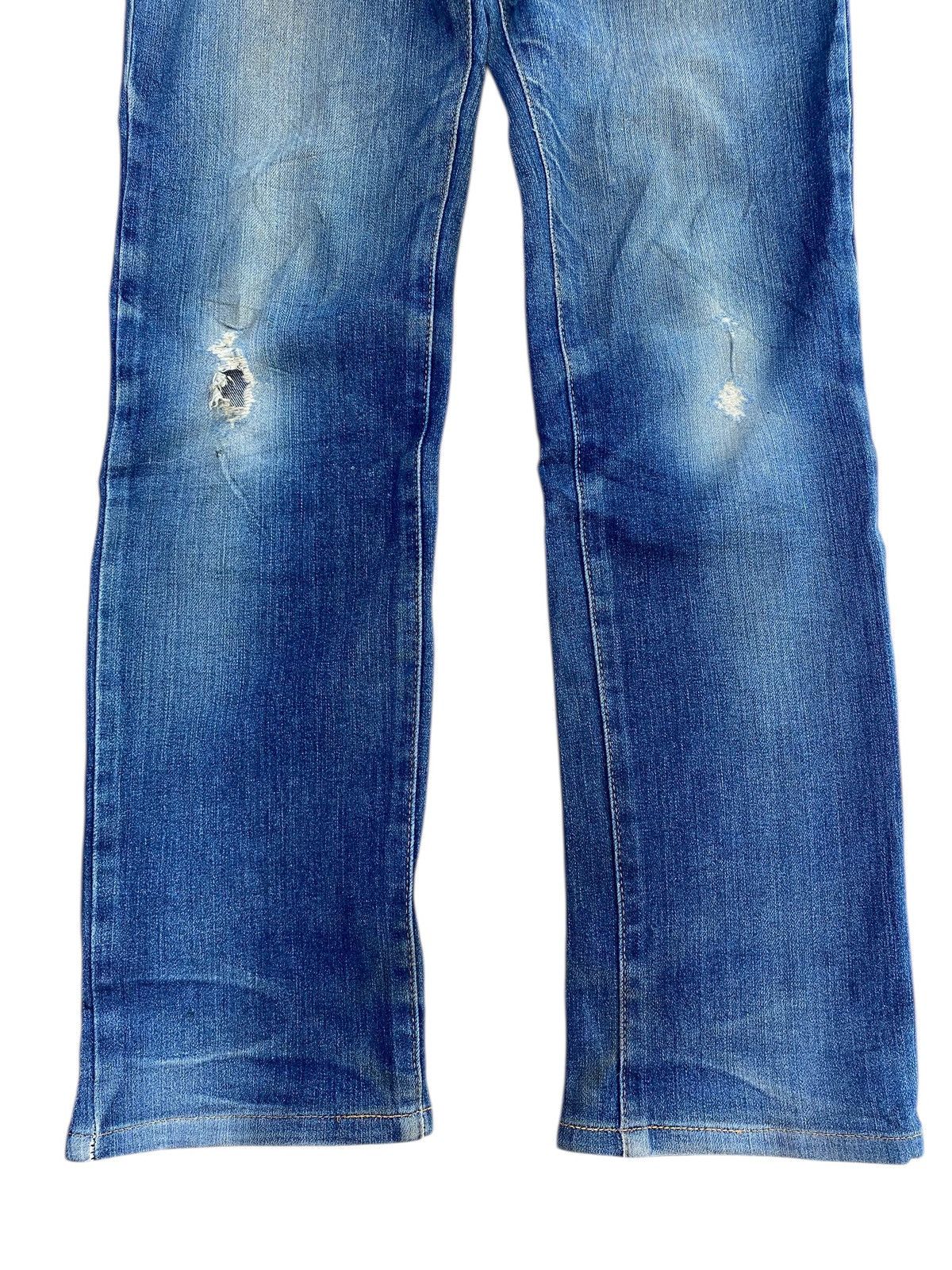 Edwin Edwin Faded Wash Ripped Style Light Jeans Size US 30 / EU 46 - 9 Thumbnail