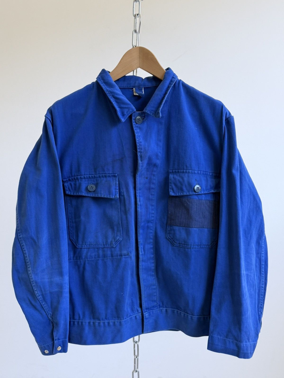 Le Laboureur Vintage 80s French Workwear Sanfor Chore Jacket Size US M / EU 48-50 / 2 - 4 Thumbnail