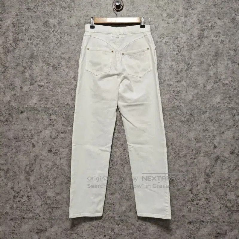 Balmain Balmain White Cotton Women's Denim Trousers . Size 28" / US 6 / IT 42 - 2 Thumbnail