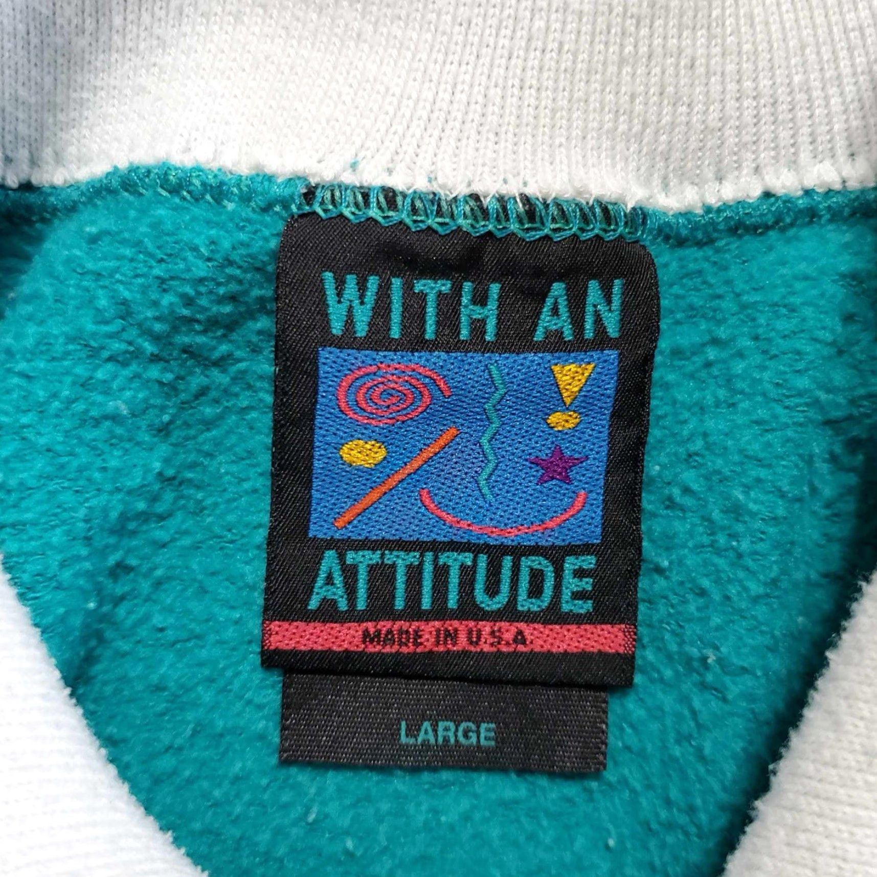 Vintage VINTAGE With An Attitude Granny Core Sweater 3D Made In USA Large L 80’s 90’s Womens Size US L / EU 52-54 / 3 - 2 Thumbnail