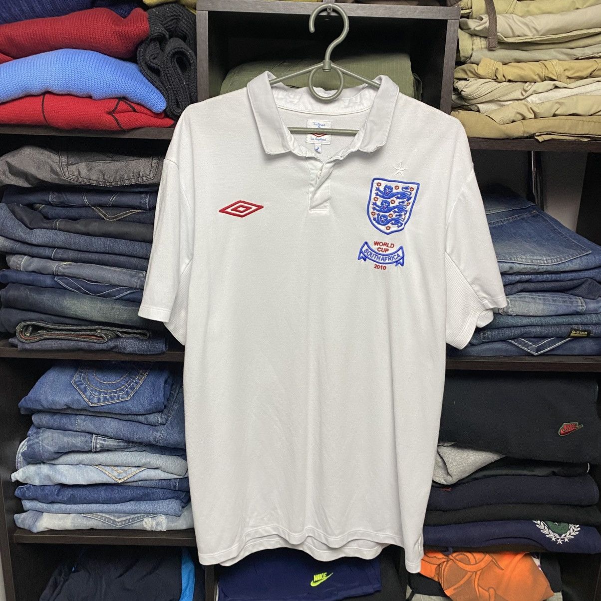Umbro Vintage Umbro England 2010 Training soccer polo size XL Size US XL / EU 56 / 4 - 1 Thumbnail