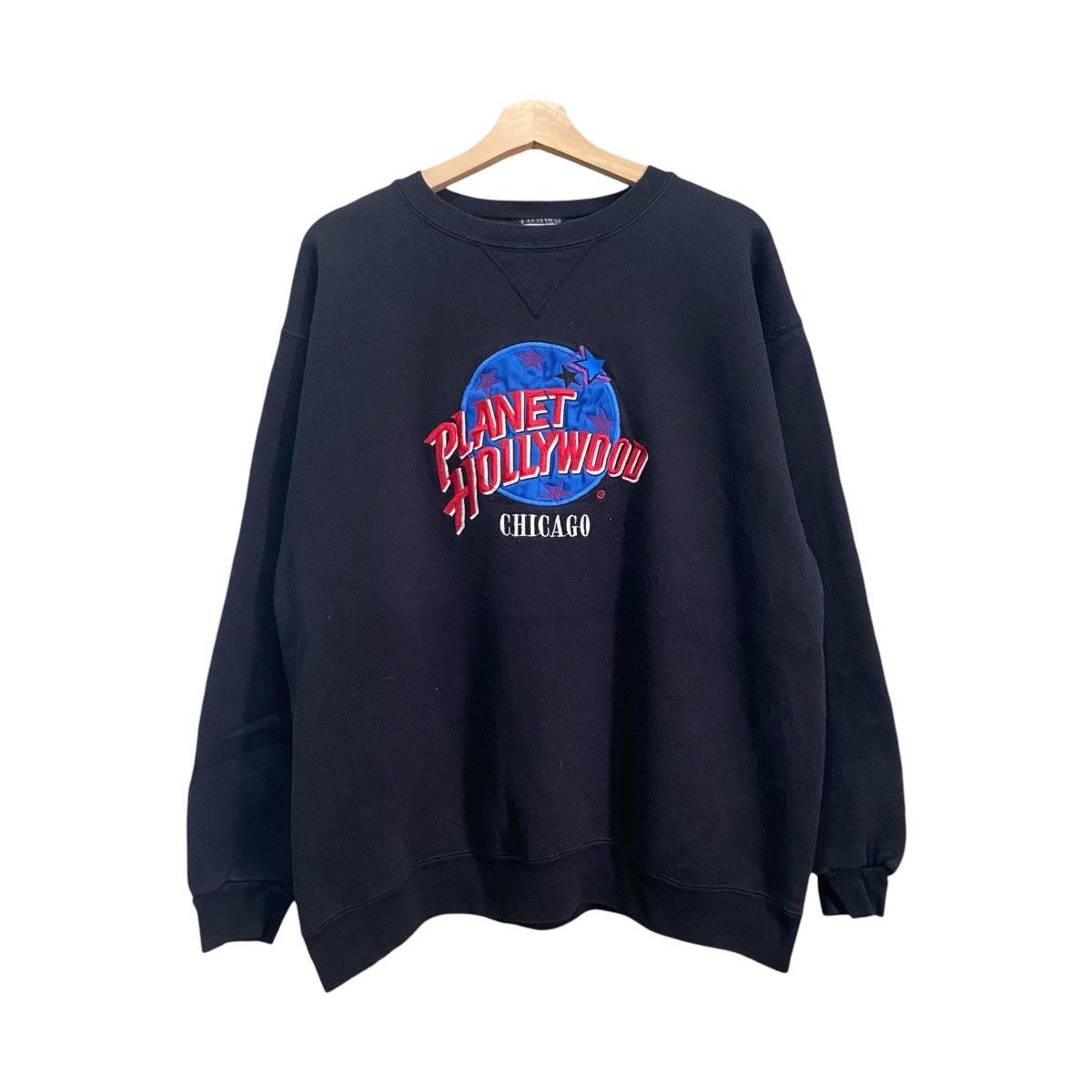 Planet Hollywood Vintage 90s Planet Hollywood Chicago Embroidered Sweatshirt Size US XL / EU 56 / 4 - 1 Thumbnail