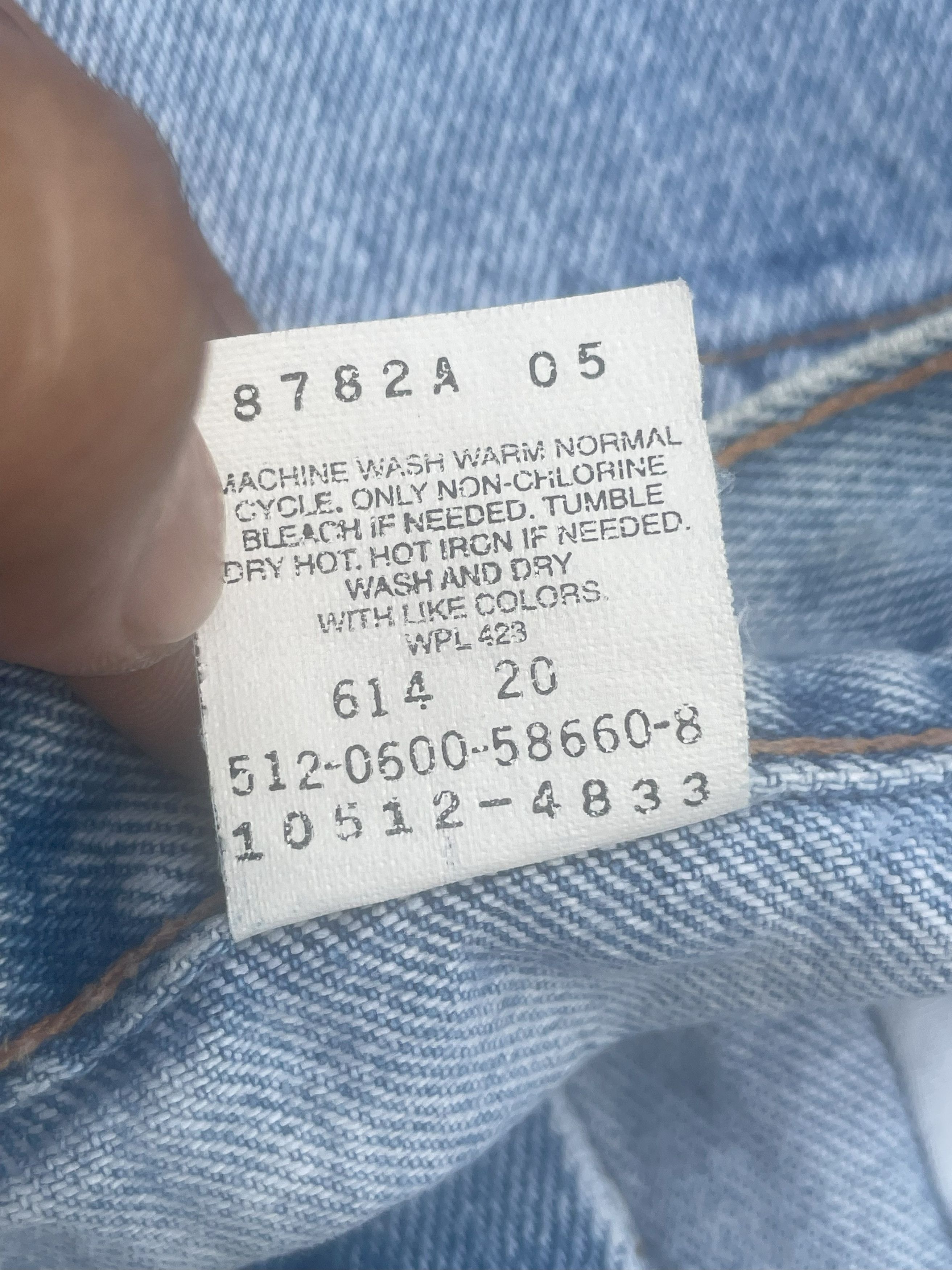 Levi's Vintage Levis 512 Faded Wash Denim Size US 30 / EU 46 - 13 Thumbnail