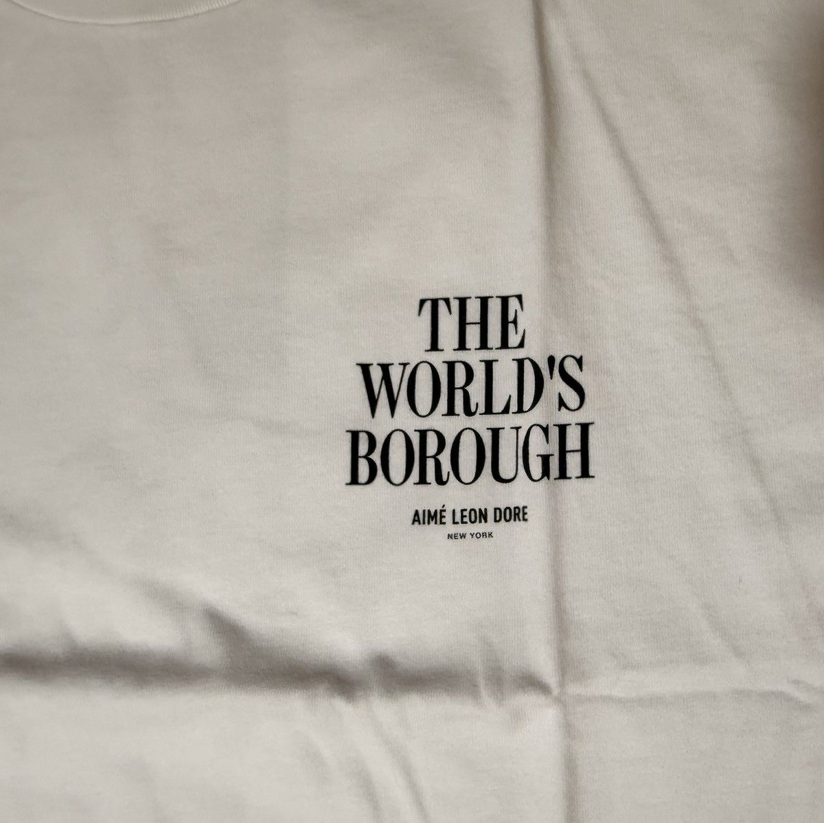 Aime Leon Dore Aime Leon Dore ALD The World’s Borough Tee Newspaper XXL Size US XXL / EU 58 / 5 - 2 Thumbnail