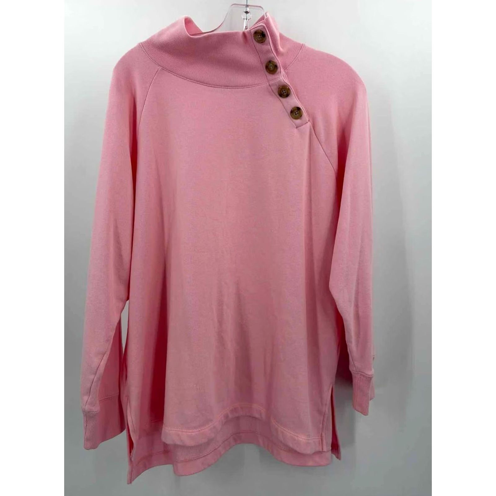 Pinko Pre-Owned J Crew Pink Size Large Sweatshirt Size L / US 10 / IT 46 - 2 Thumbnail